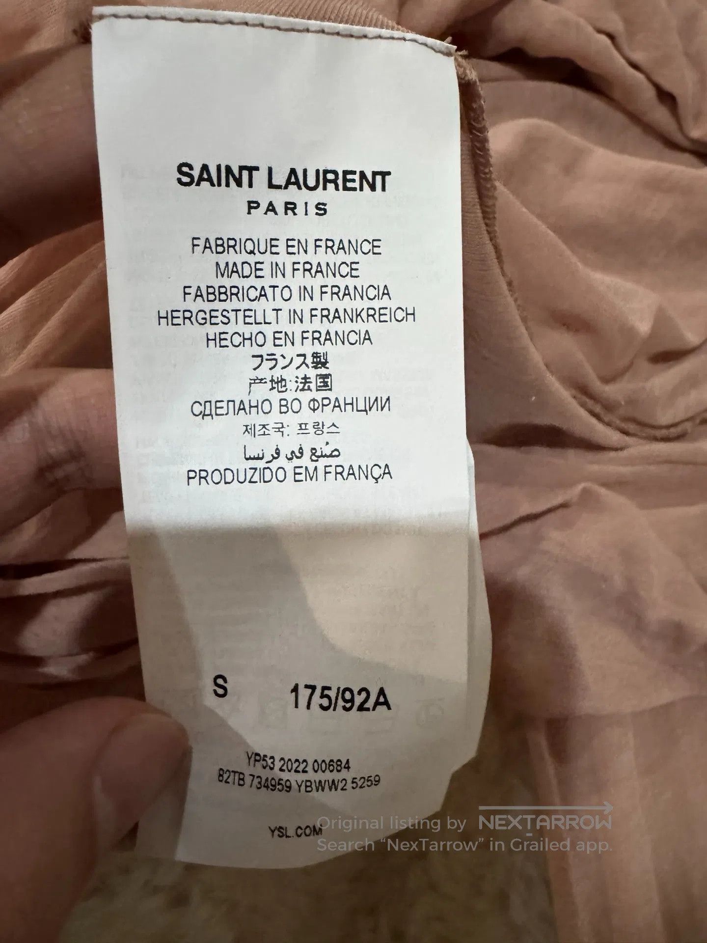 Saint Laurent Paris Saint Laurent Paris Ruffled deep V sheer undergarment| Size US S / EU 44-46 / 1 - 5 Thumbnail