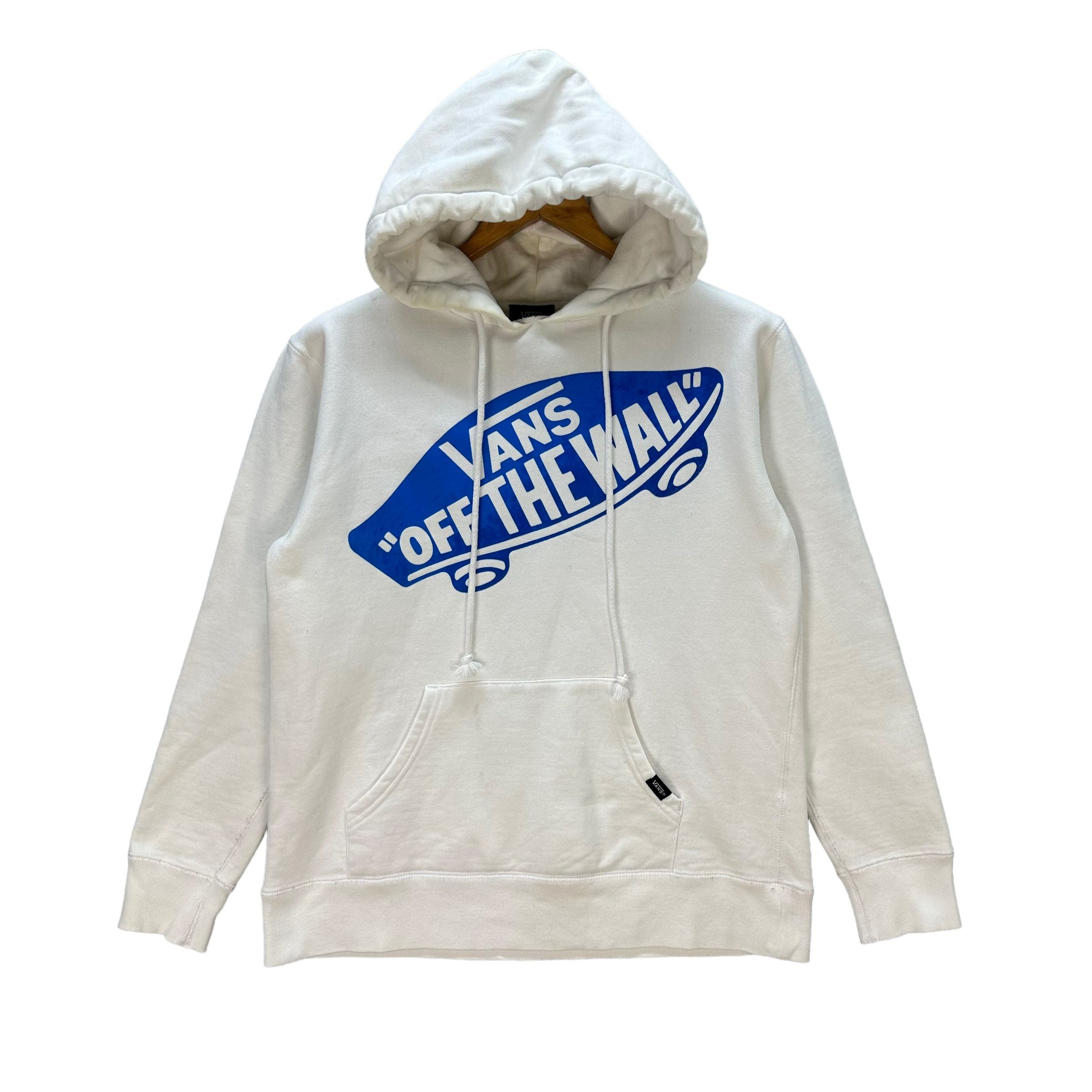 Vans Vans Off The Wall Big Logo Pullover White Hoodies #9186-67 Size US S / EU 44-46 / 1 - 1 Thumbnail