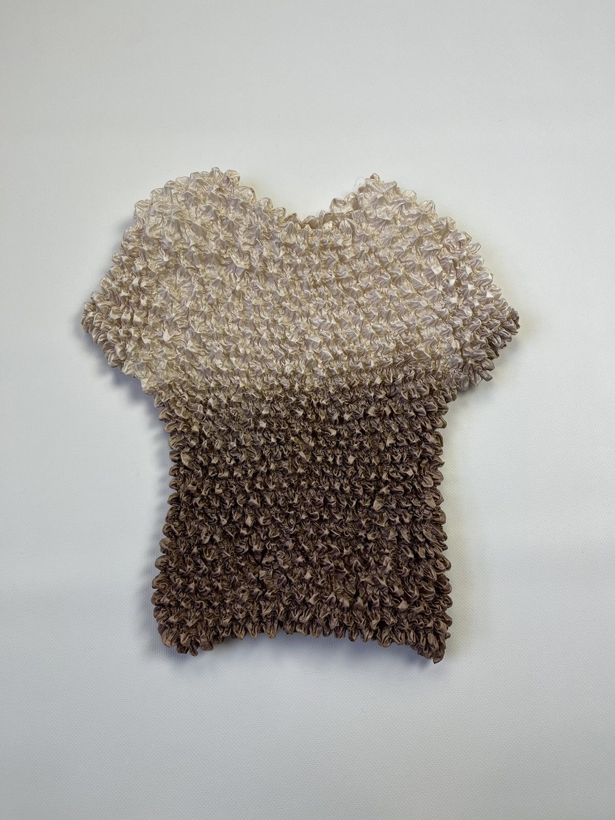 Vintage Vintage Issey Miyake Style Avant Garde Y2K Pleated Top Size S / US 4 / IT 40 - 1 Thumbnail
