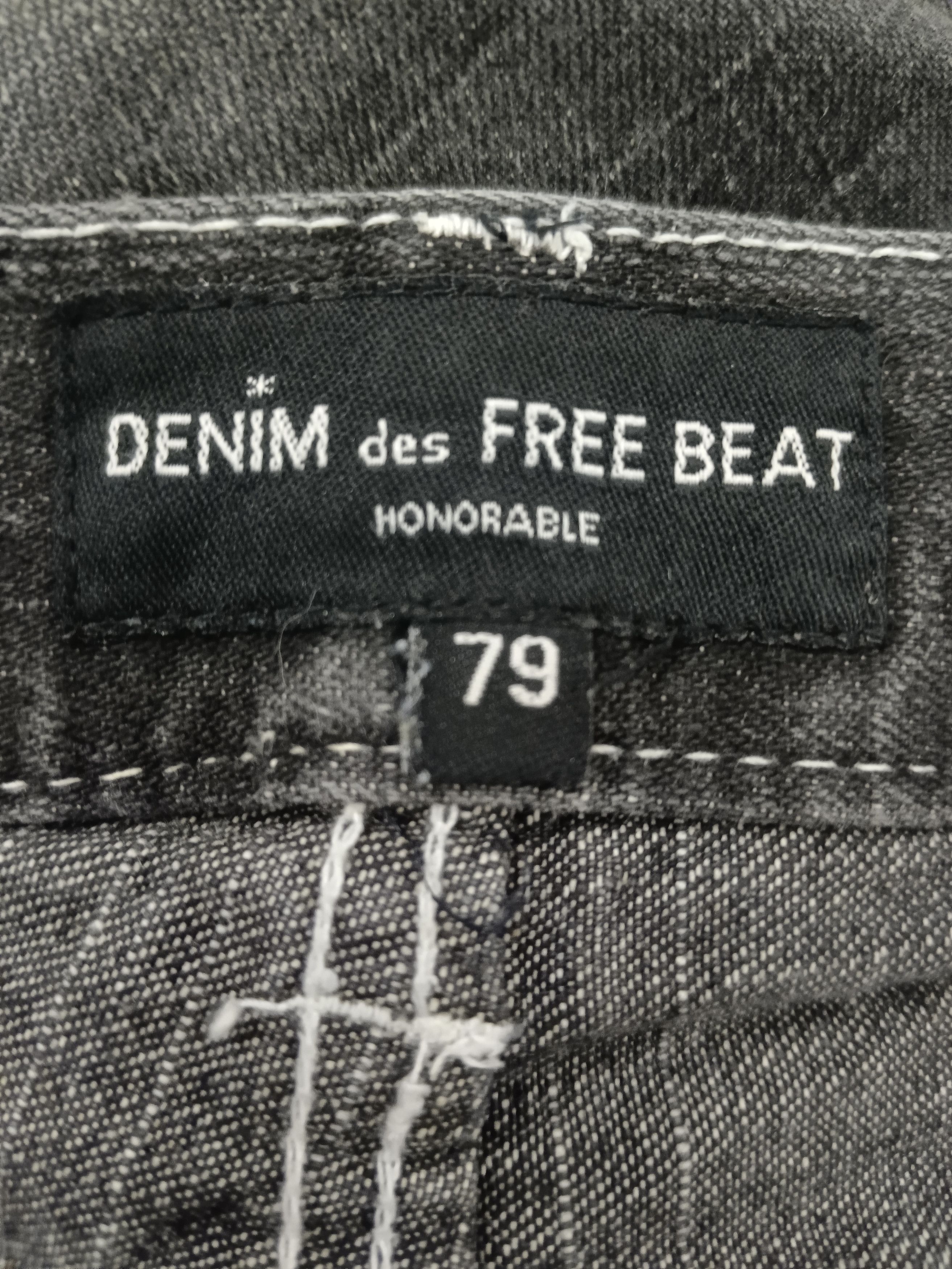 Japanese Brand SICK FLARE DENIMVDES FREE BEAT HONORABLE DENIM PANTS Size US 31 - 9 Thumbnail