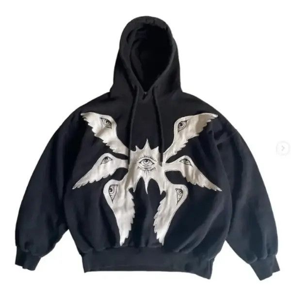 VIBE Vintage Goth Style Hoodie Size US XL / EU 56 / 4 - 1 Thumbnail
