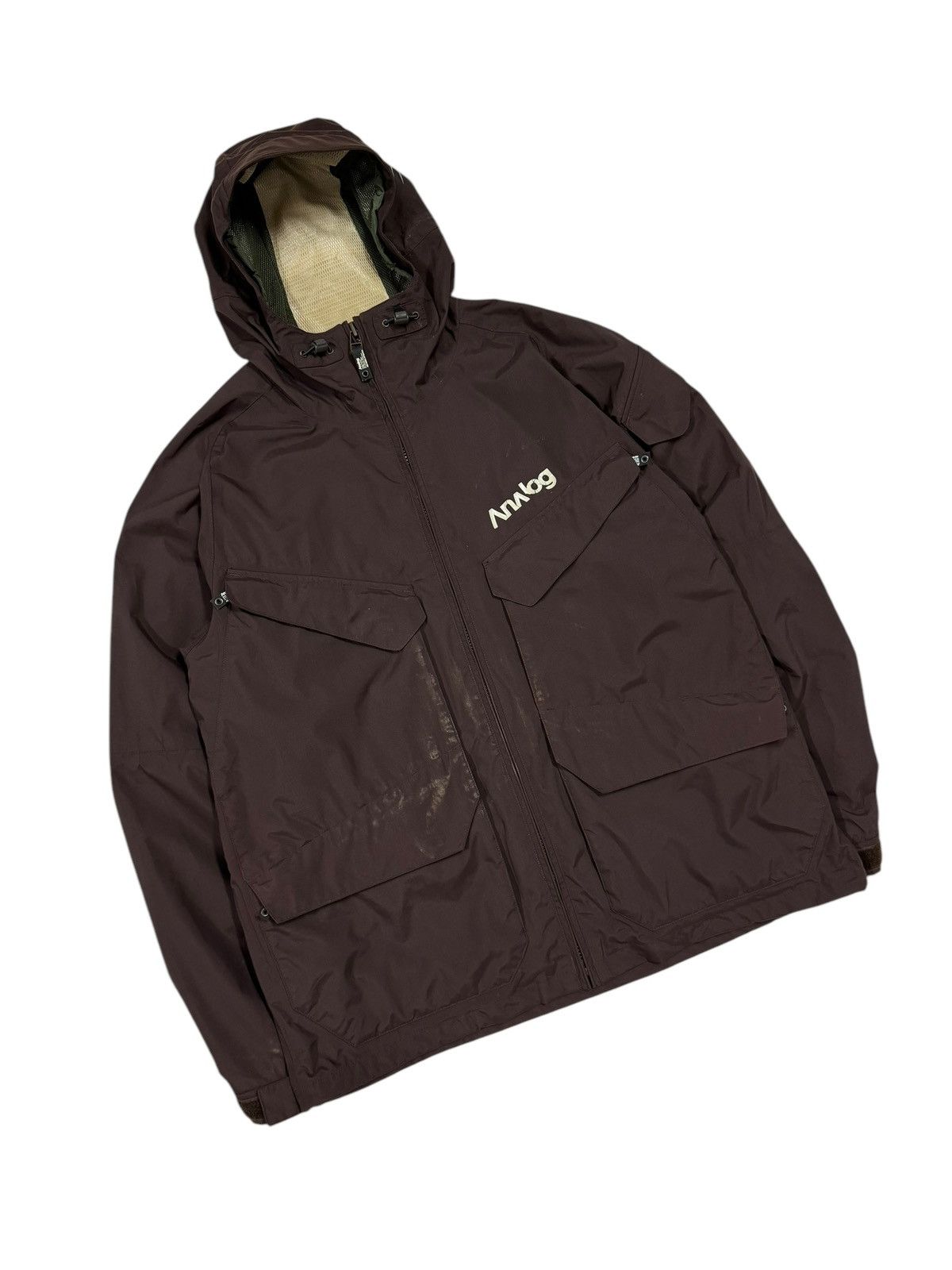 Analog Vtg🔥90’s Analog Multi Pocket Stealth Brown Jacket Size US L / EU 52-54 / 3 - 8 Thumbnail