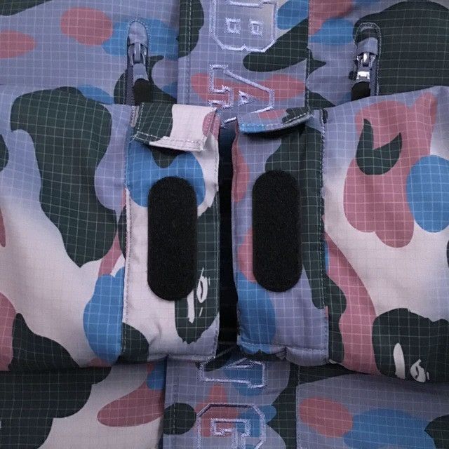 Bape BAPE Grid camo Hoodie Snowboard Puffer Down Jacket APE Size US L / EU 52-54 / 3 - 6 Thumbnail