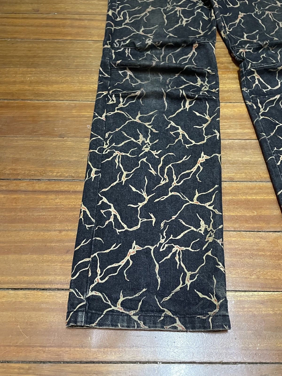 If Six Was Nine Rare Design Vintage Brand 291295 Homme Jeans 1990s Size US 29 - 5 Thumbnail