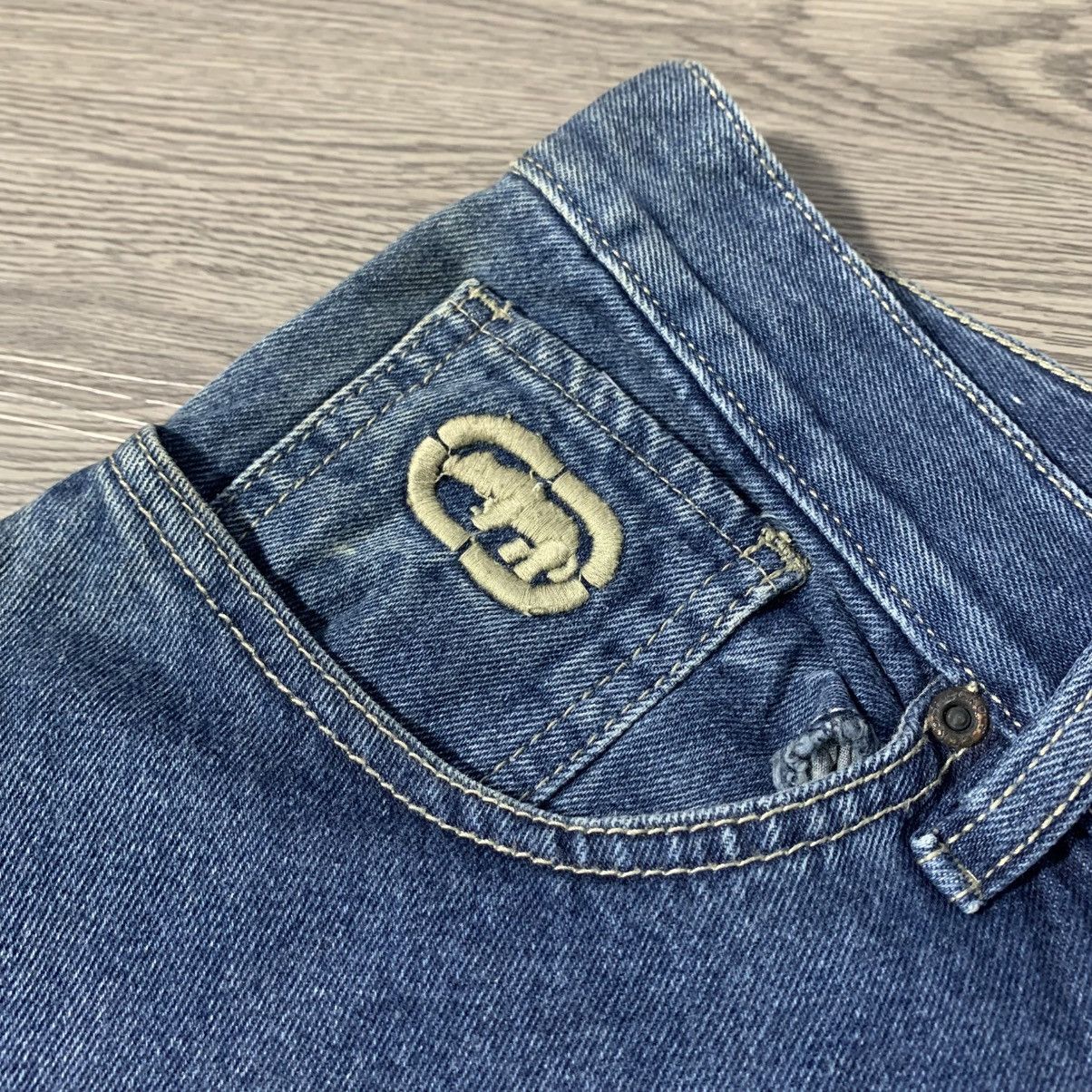 Ecko Unltd. ECKO UNLTD BAGGY JEANS BLUE POCKET LOGO Size US 34 / EU 50 - 6 Thumbnail
