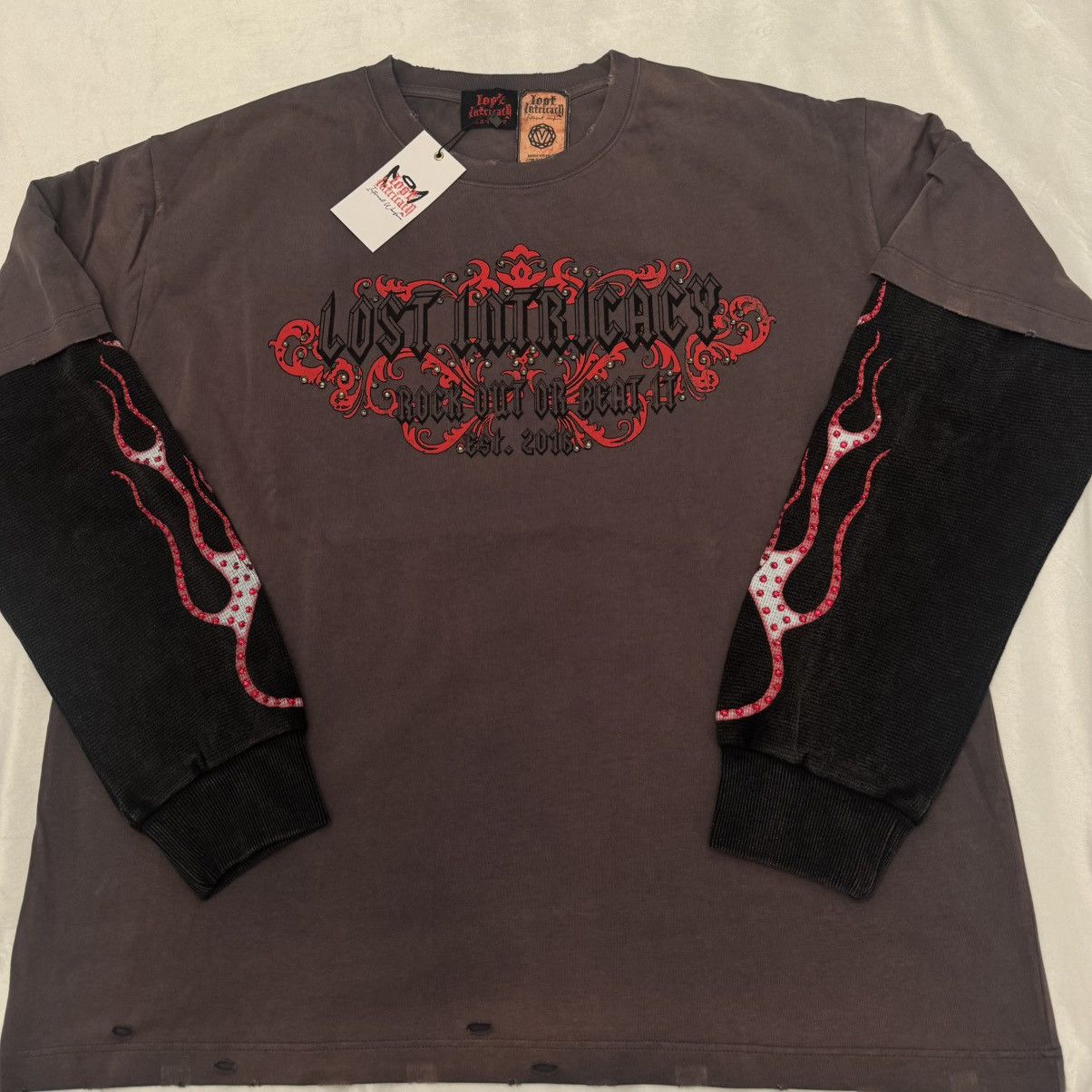 LOST INTRICACY Lost Intricacy Lost Davidson Thermal T-Shirt Size US XXL / EU 58 / 5 - 1 Thumbnail
