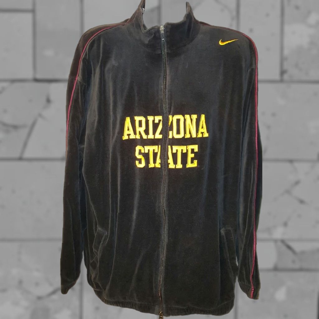 Nike VINTAGE Nike Arizona State Valour Athletic Jacket Mens 2XL Black State Coats & Jackets Athletic Mems? Size US XXL / EU 58 / 5 - 1 Thumbnail