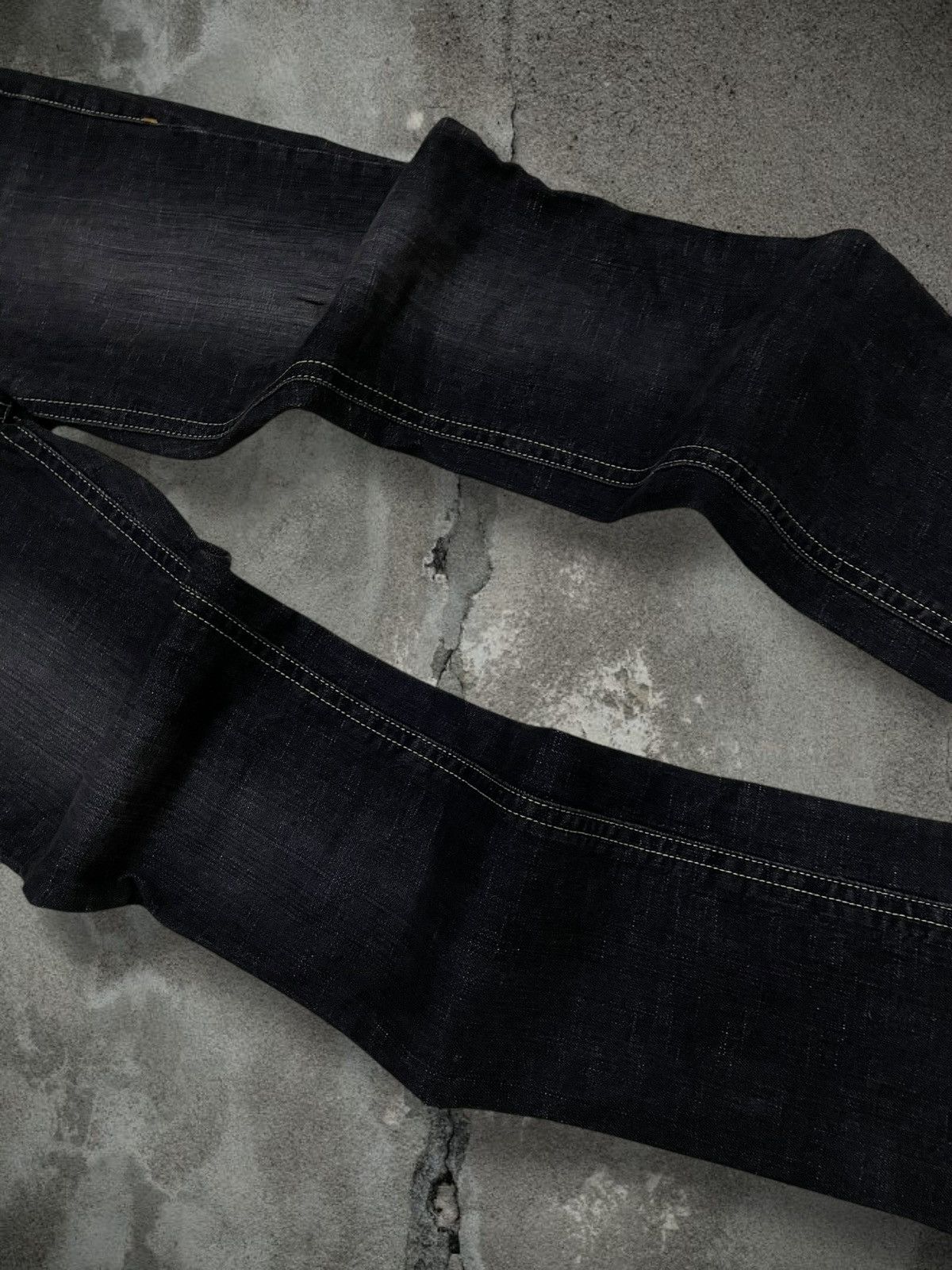 Japanese Brand Vintage 1990s Japan Designer Carouge Small Flared Denim Size US 32 / EU 48 - 8 Thumbnail