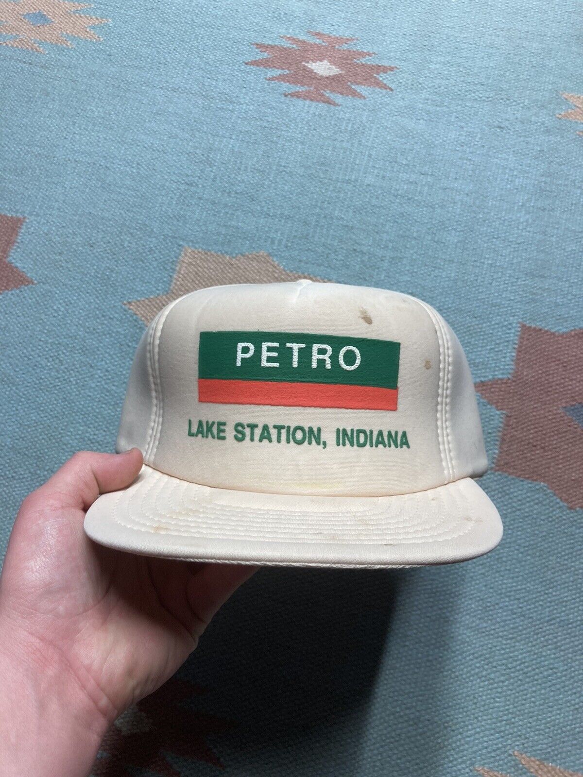 Vintage VTG hat petro lake station indiana truck stop travel center Size ONE SIZE - 2 Thumbnail