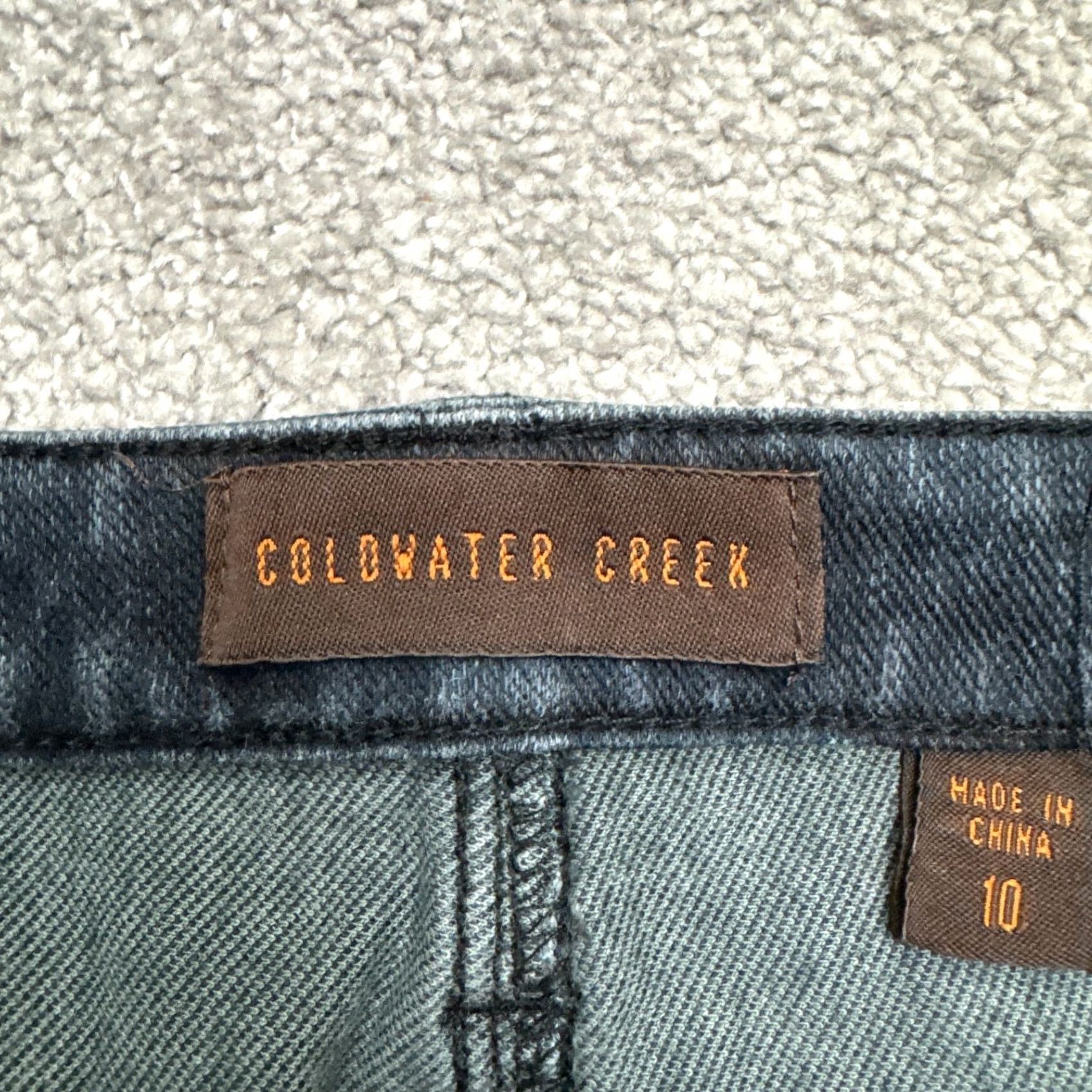 Coldwater Creek Coldwater Creek Jeans Women 10 Blue Dark Wash Denim Bootcut 34x32 5-Pocket Stretch Size 38" / US 16 / IT 52 - 7 Thumbnail