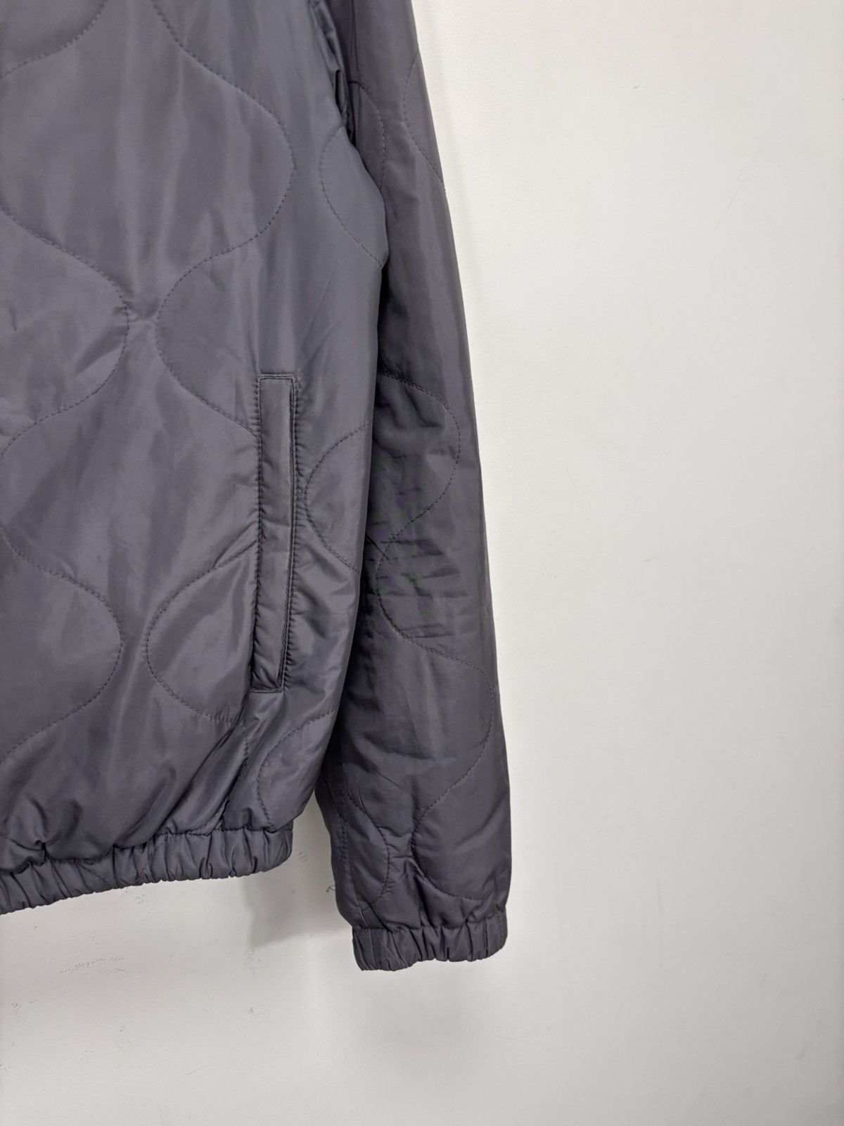 Z Zegna Z Zegna Men’s Quilted Grey Lightweight Bomber Jacket Size US M / EU 48-50 / 2 - 5 Thumbnail