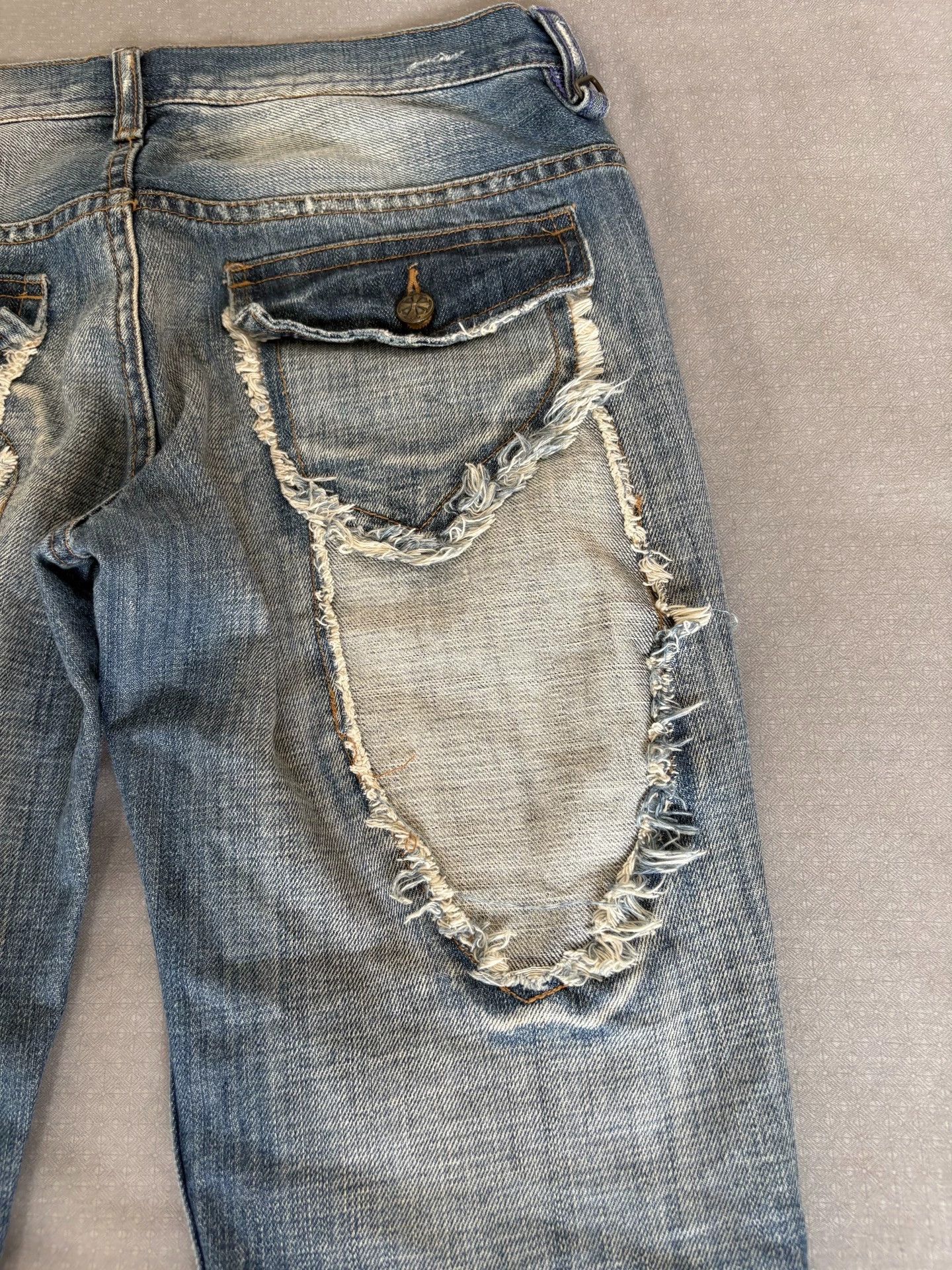 Other Midas Vintage Irregular Pocket Denim Jeans 82/108 Size US 32 / EU 48 - 8 Thumbnail