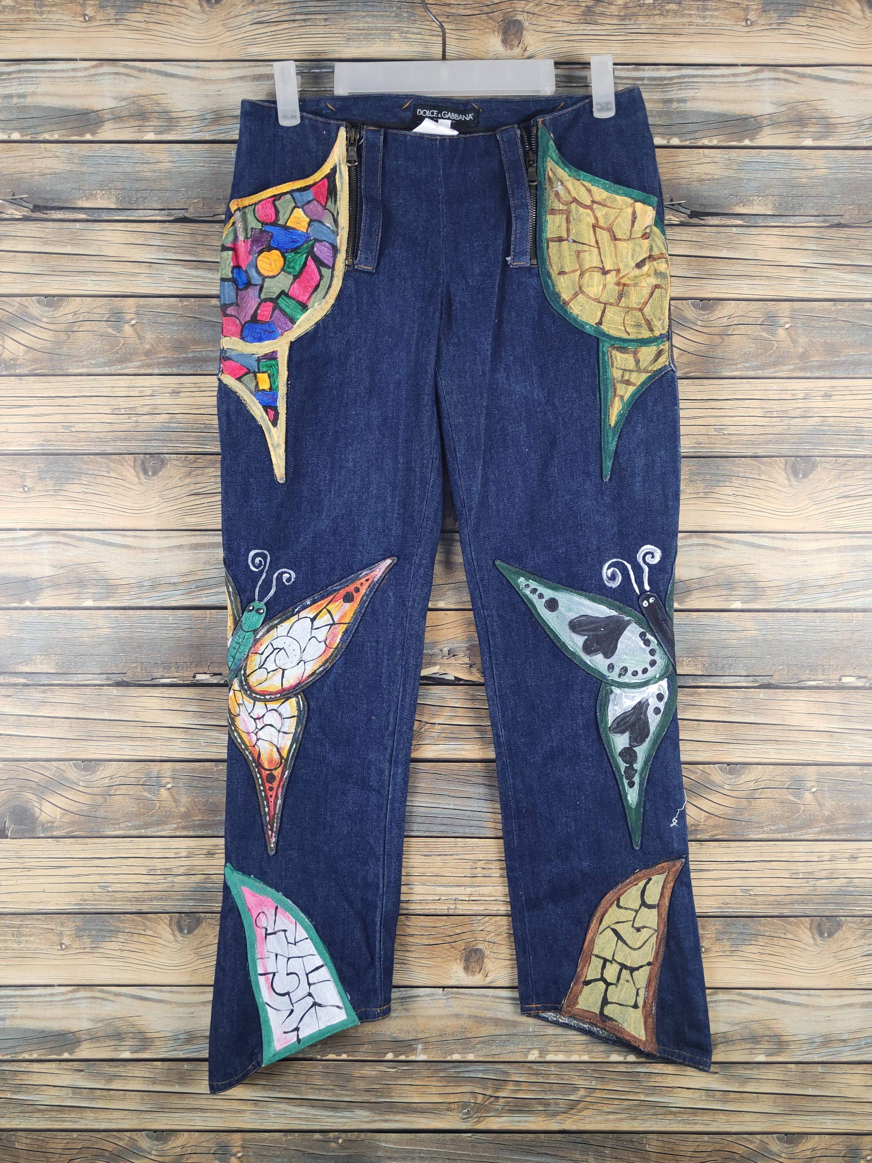 Dolce & Gabbana DL Dolce& Gabbana Blue Distressed Ripped Jeans #1008T Size 26" / US 2 / IT 38 - 1 Thumbnail