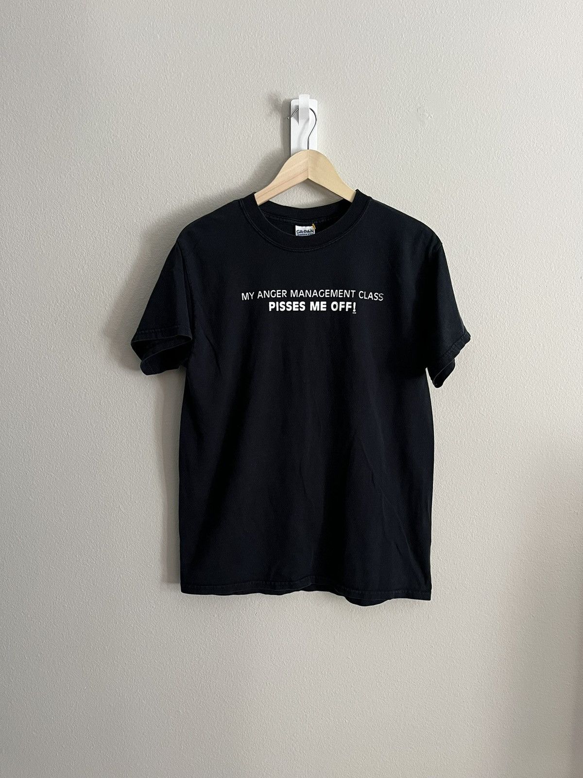 Vintage Vintage 'My Anger Management Class Pisses me off T Shirt Size US M / EU 48-50 / 2 - 2 Thumbnail