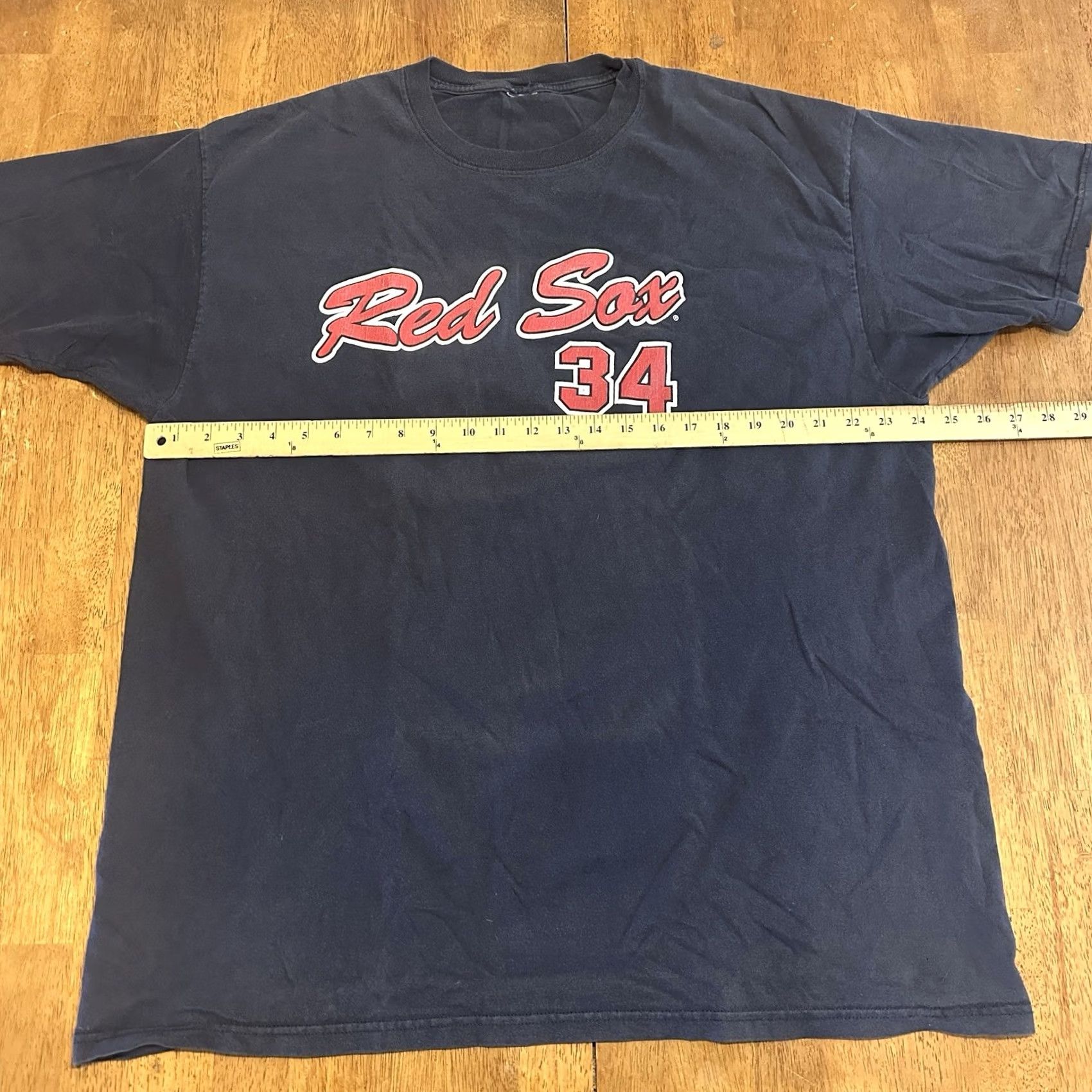 Vintage VINTAGE David Ortiz Boston Red Sox T Shirt 2XL Blue Men Short Sleeve Cotton 2005 Y2K Size US XXL / EU 58 / 5 - 5 Thumbnail
