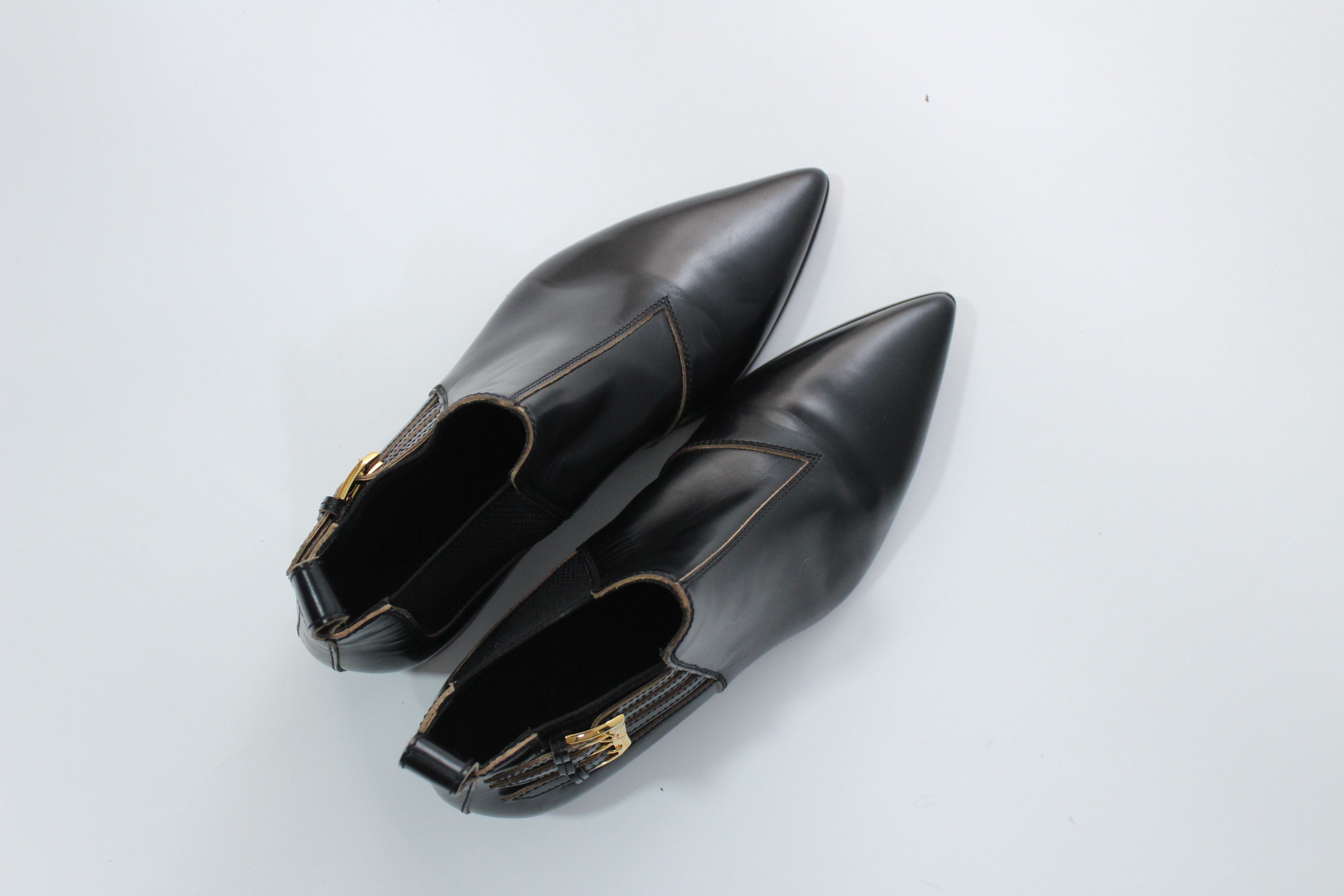 Gucci Gucci Buckled Leather Ankle Boots Womens Sz 38 Made In Italy Size US 8 / IT 38 - 22 Thumbnail