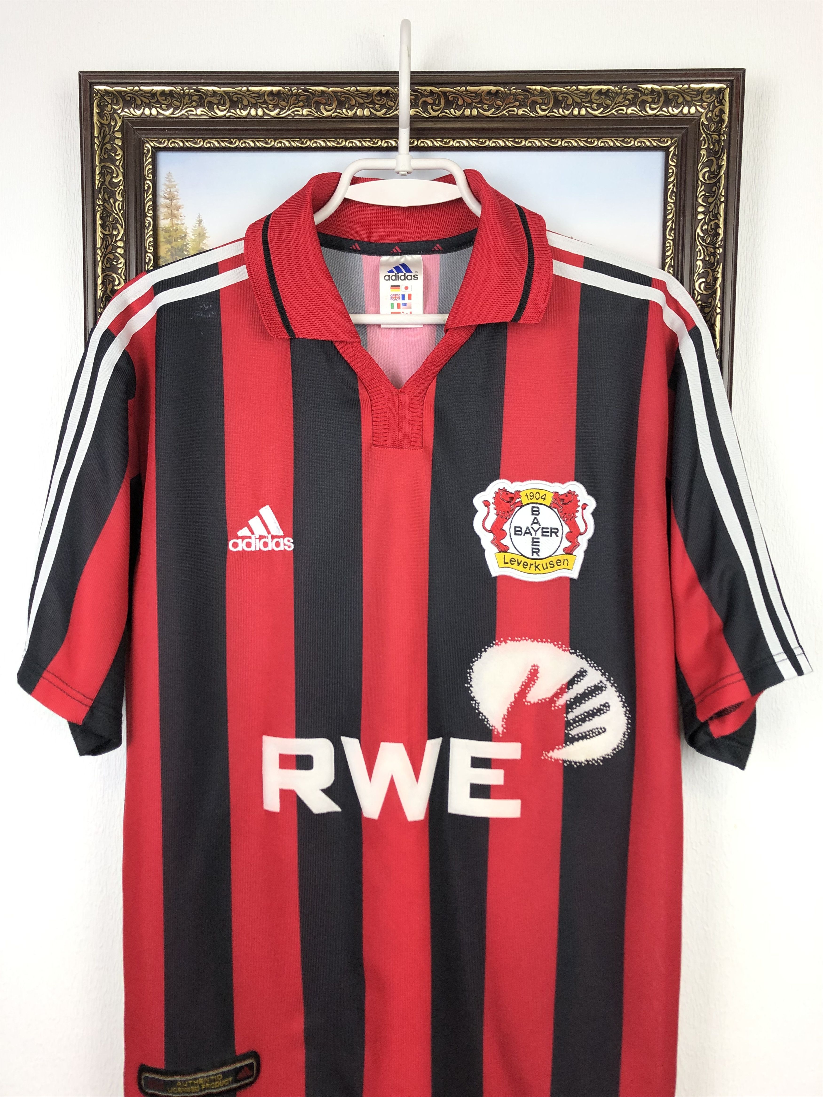 Adidas × Vintage Bayer Leverkusen football shirt 2001 Soccer Adidas Jersey Size US M / EU 48-50 / 2 - 2 Thumbnail