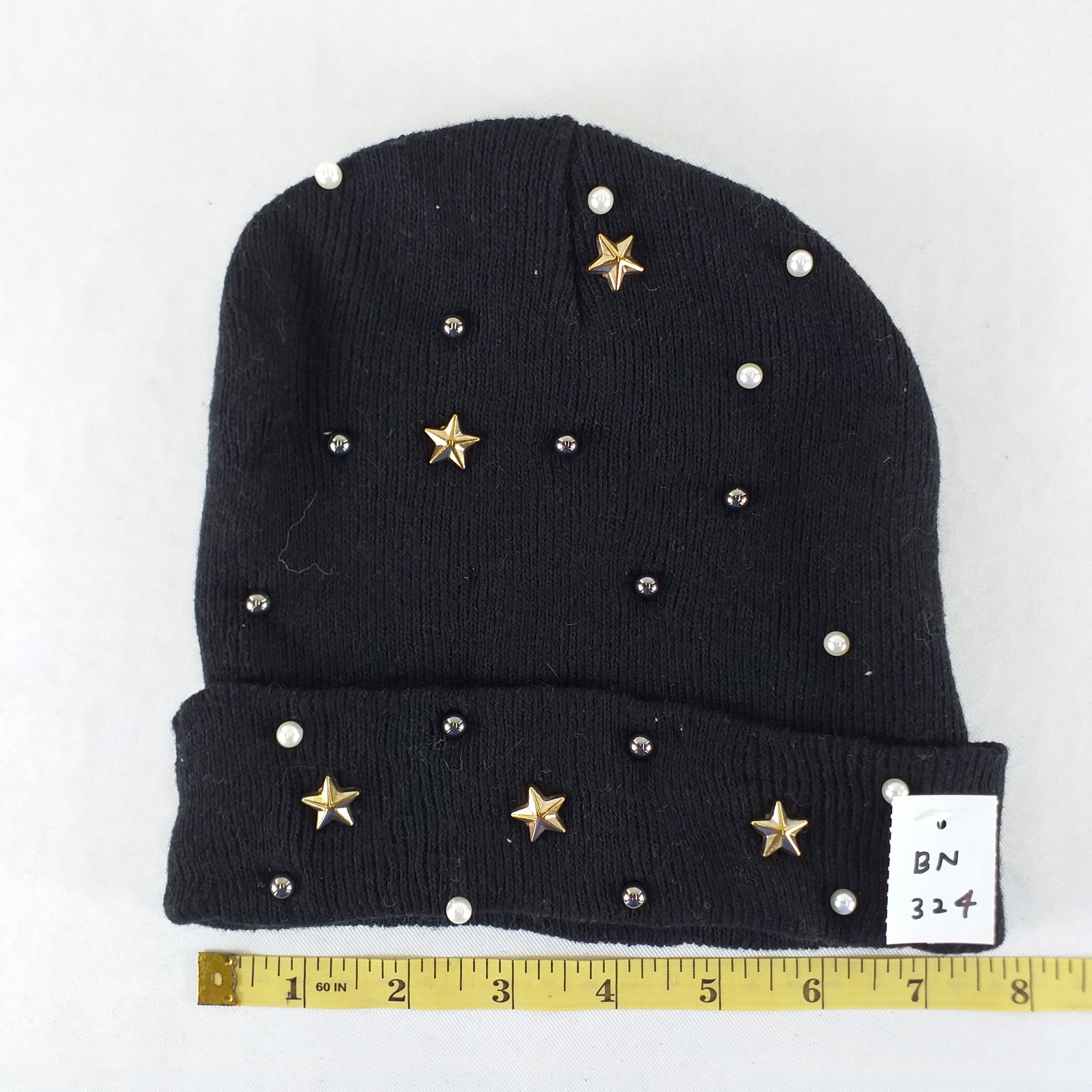 Seditionaries Beads and Stars Snow Cap Hat Beanie -BN324 Size ONE SIZE - 3 Thumbnail