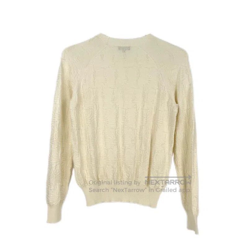 Chanel Chanel Beige mulberry silk retro logo button knitwear swea Size XS / US 0-2 / IT 36-38 - 2 Thumbnail