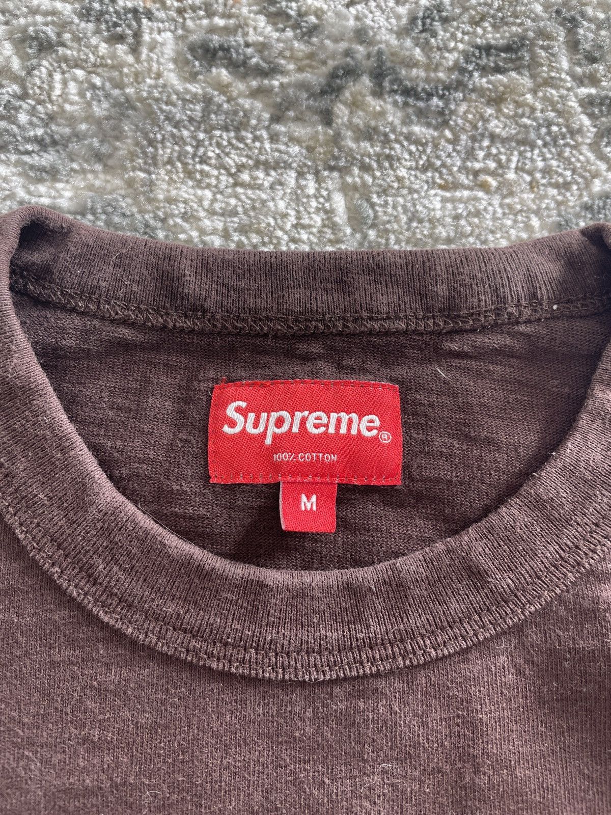 Supreme supreme brown and purple ‘bad’ tee Size US M / EU 48-50 / 2 - 2 Thumbnail