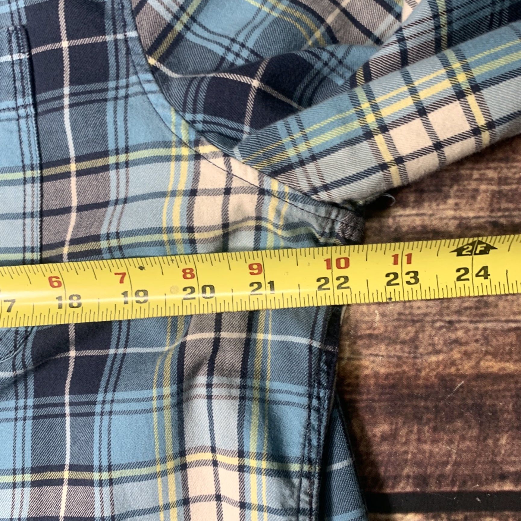 American Eagle Outfitters American Eagle Outfitters Mens Shirt Long Sleeve Sz Large Blue Plaid Button Down Size US L / EU 52-54 / 3 - 4 Thumbnail