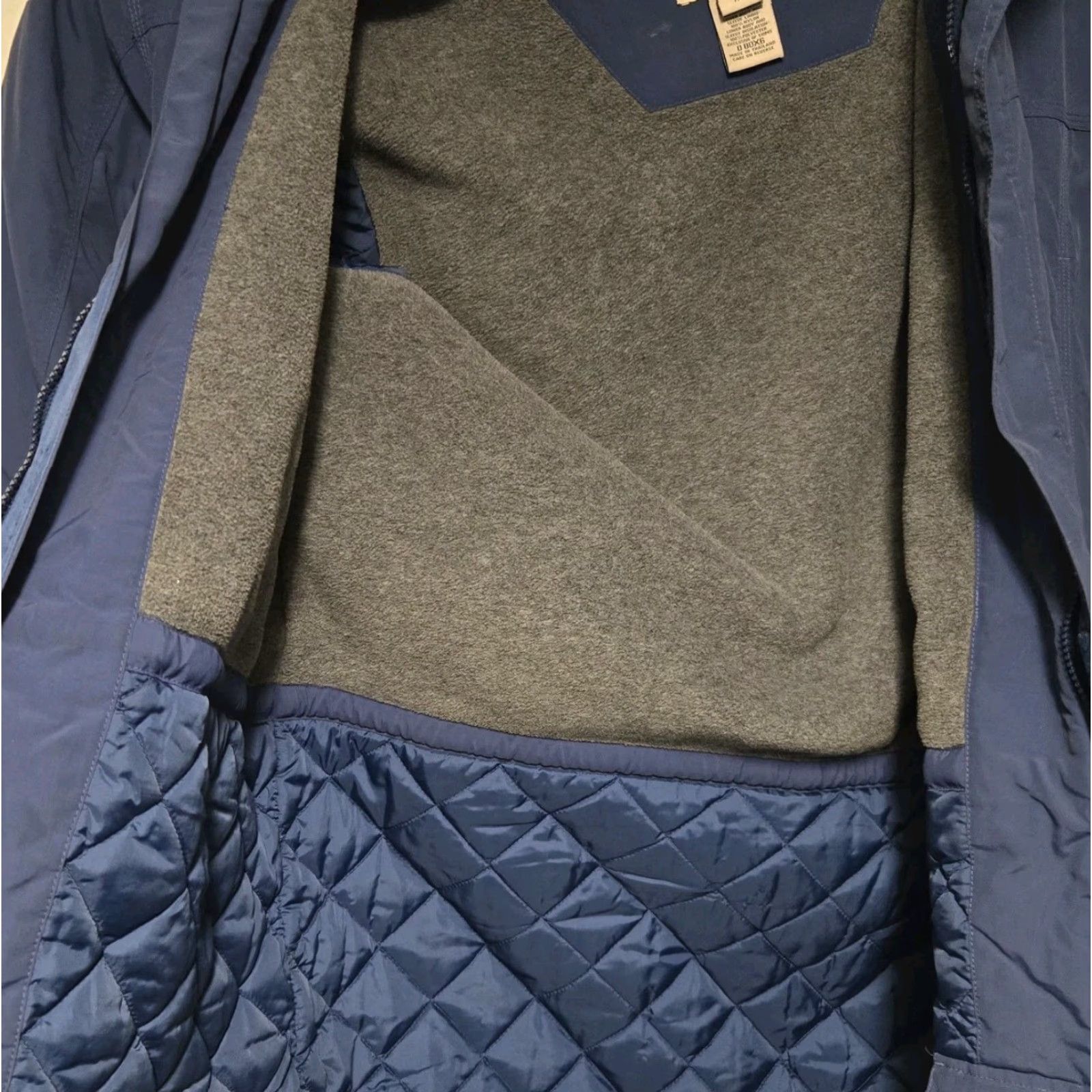 Vintage VINTAGE LL Bean Nylon Full Zip Jacket Blue Men XL Tall Parka Full Zip Thinsulate Polartec BDX Size US XL / EU 56 / 4 - 5 Thumbnail