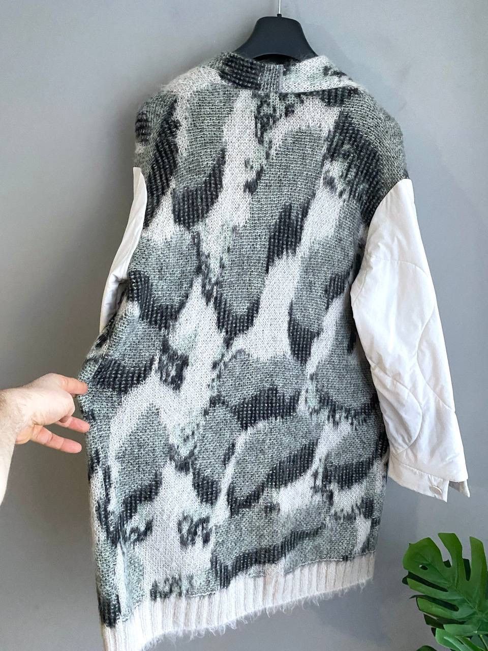 Other Marc Cain Mohair/Alpaca Wool Long Open Knit Cardigan, 3/M/L Size M / US 6-8 / IT 42-44 - 13 Thumbnail