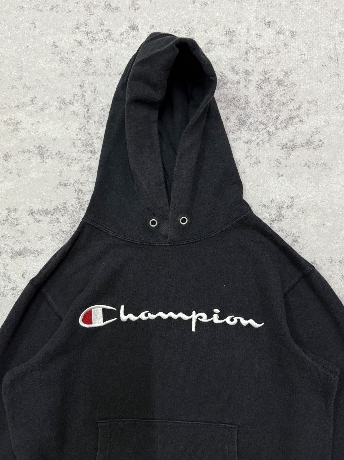 Champion Champion Emroidery Logo Cropped Pullover Sweater Hoodie Size S / US 4 / IT 40 - 5 Thumbnail