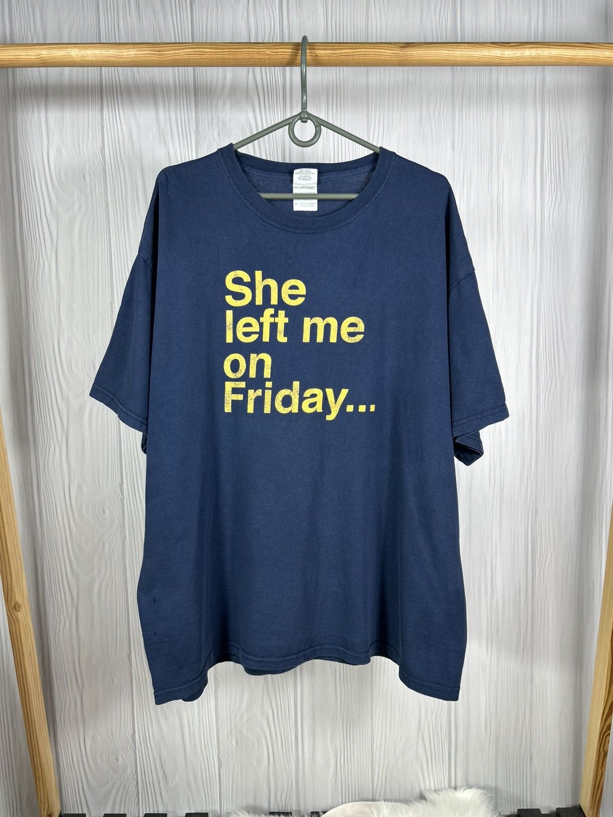 Band Tees Vintage Shed Seven “She Left Me On Friday…” Song T-Shirt XL Size US XL / EU 56 / 4 - 1 Thumbnail