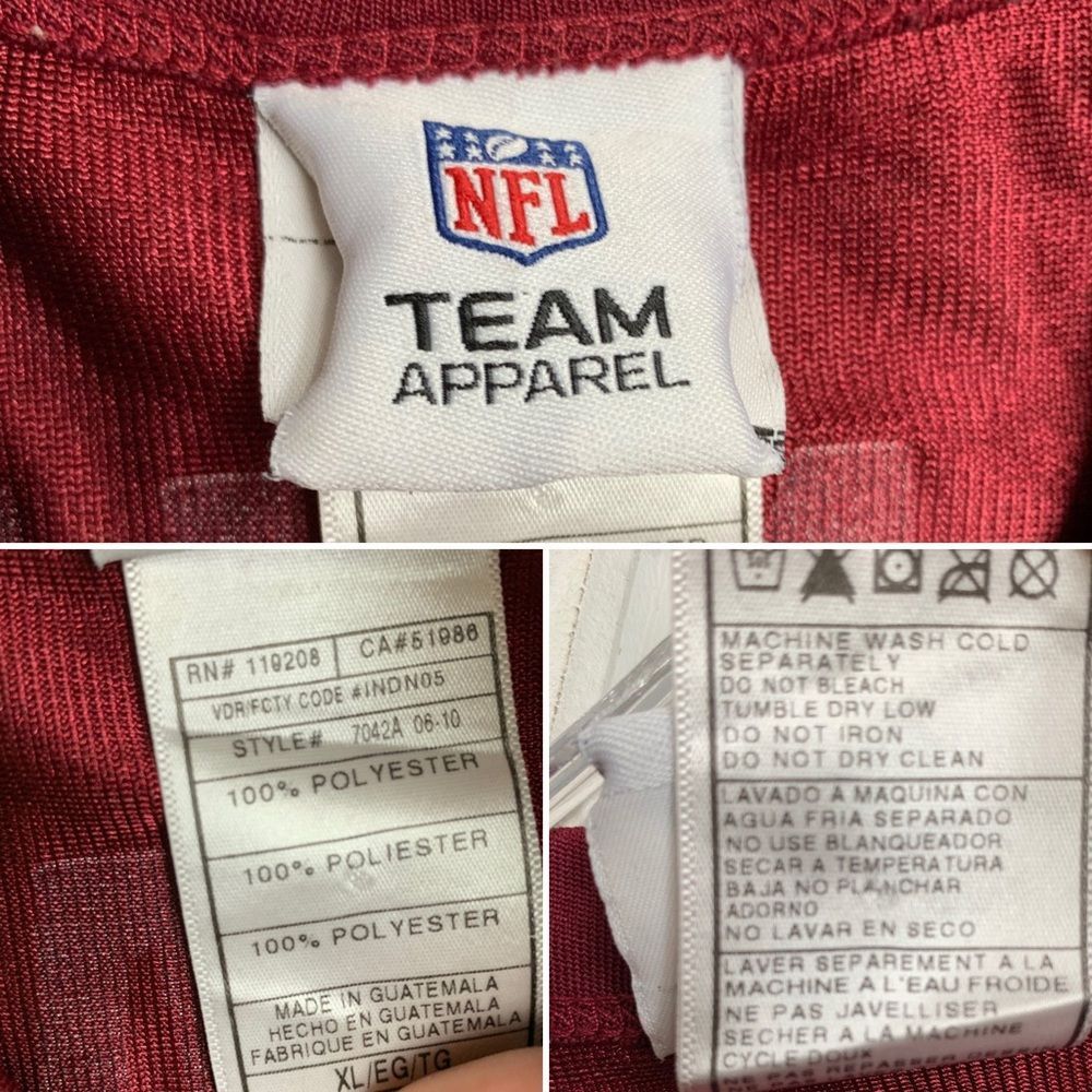 NFL Washington Redskins Donovan McNabb #5 Red NFL Jersey Shirt Size US M / EU 48-50 / 2 - 3 Thumbnail