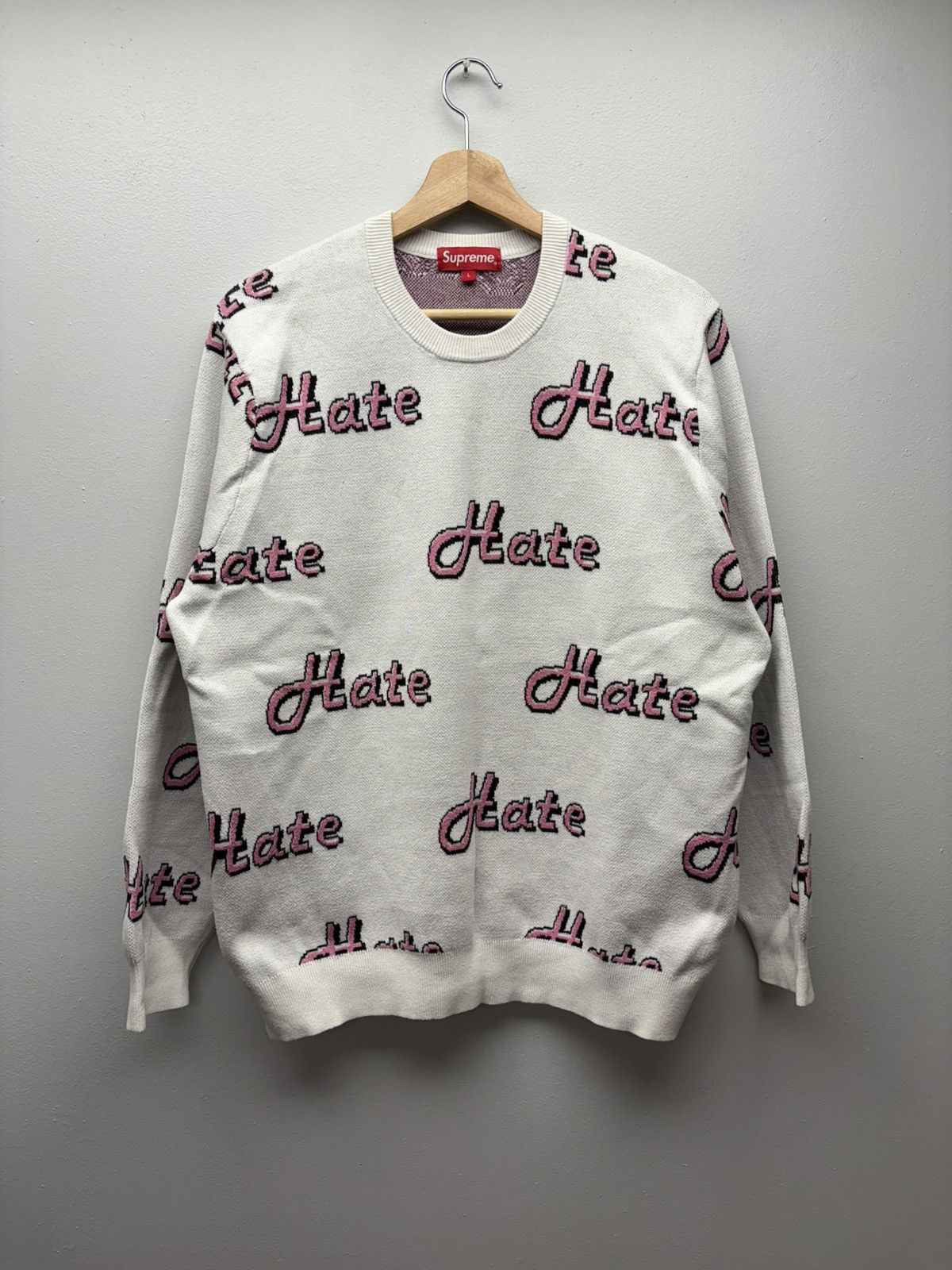 Supreme Hate Sweater | Grailed