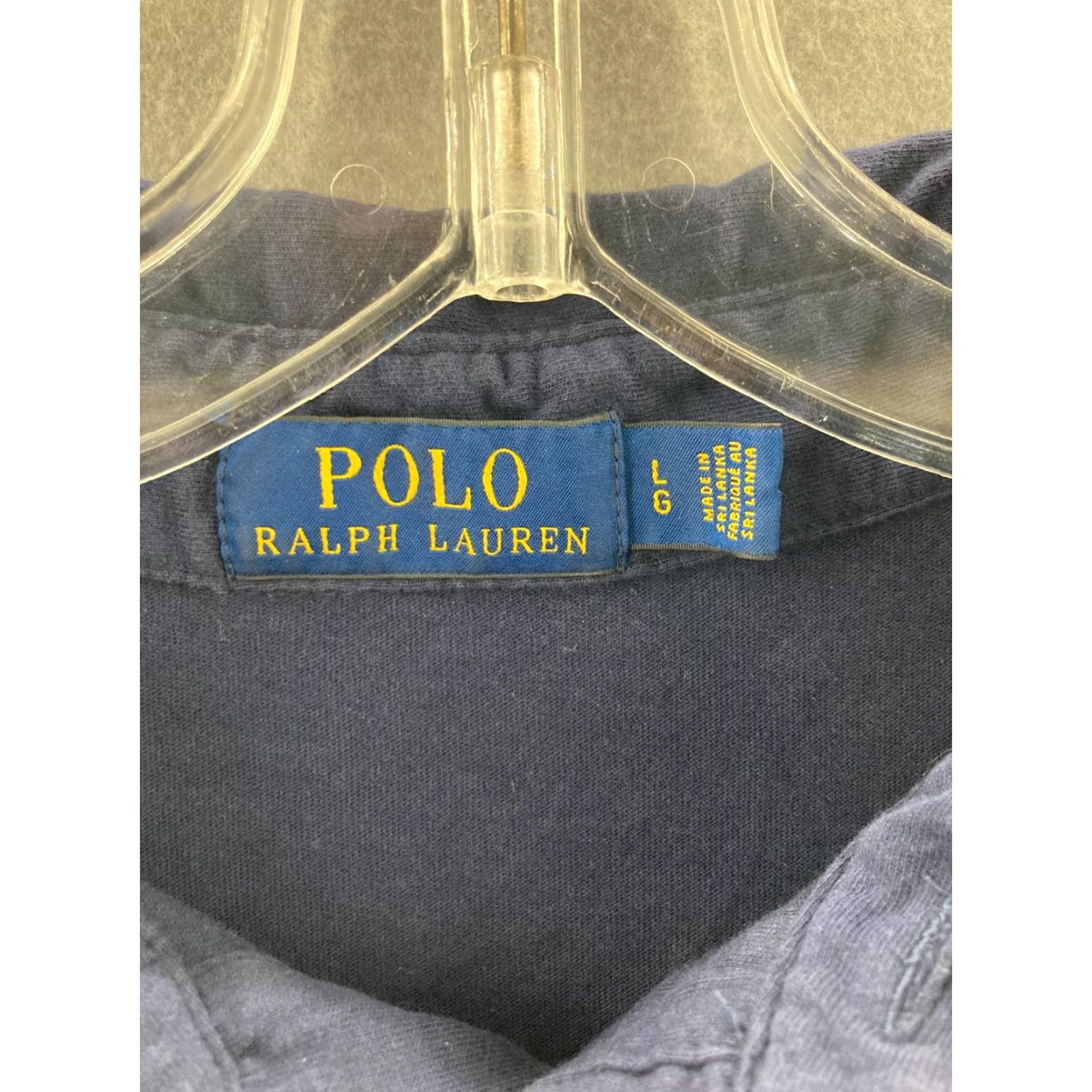 Polo Ralph Lauren VINTAGE Polo Ralph Lauren Polo Shirt Adult Large Navy Pocket Logo 90s Classic Mens Short Sleeve Blue Polo Size US L / EU 52-54 / 3 - 5 Thumbnail