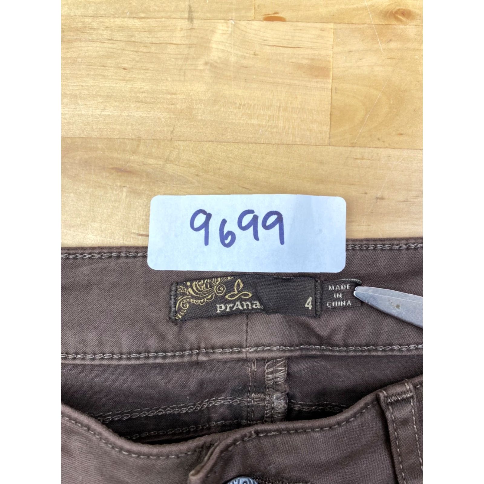 Prana prAna Louisa Cargo Pants Womens 4 Brown Casual Outdoor Hiking Camping Cargo Pants Slim Skinny Pockets Stretch Regular Pants Women 4 Brown Nature Size 27" / US 4 / IT 40 - 3 Thumbnail