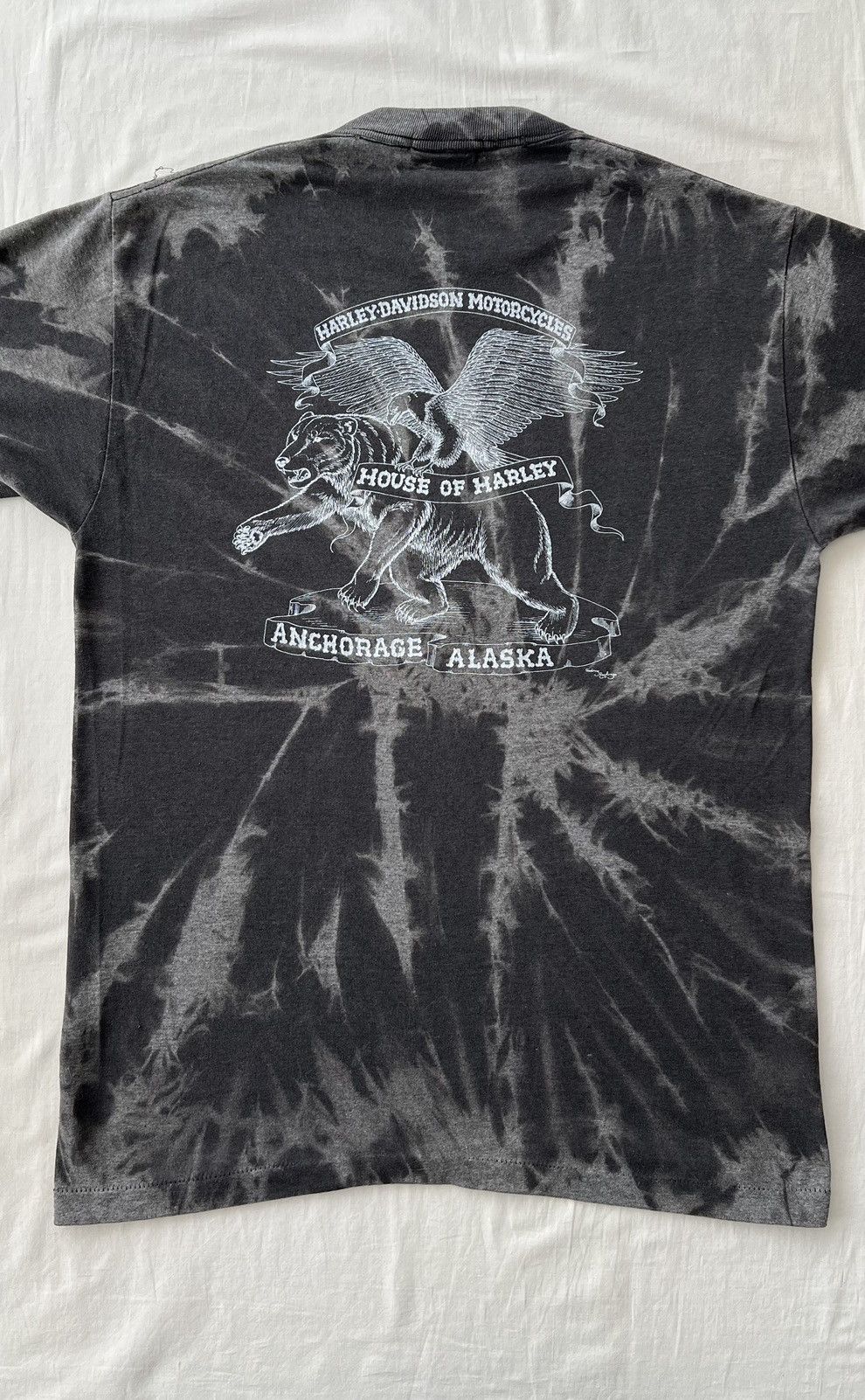Harley Davidson Vintage 80s Harley Davidson Follow Nobody Tie Dye T-shirt Size US M / EU 48-50 / 2 - 13 Thumbnail