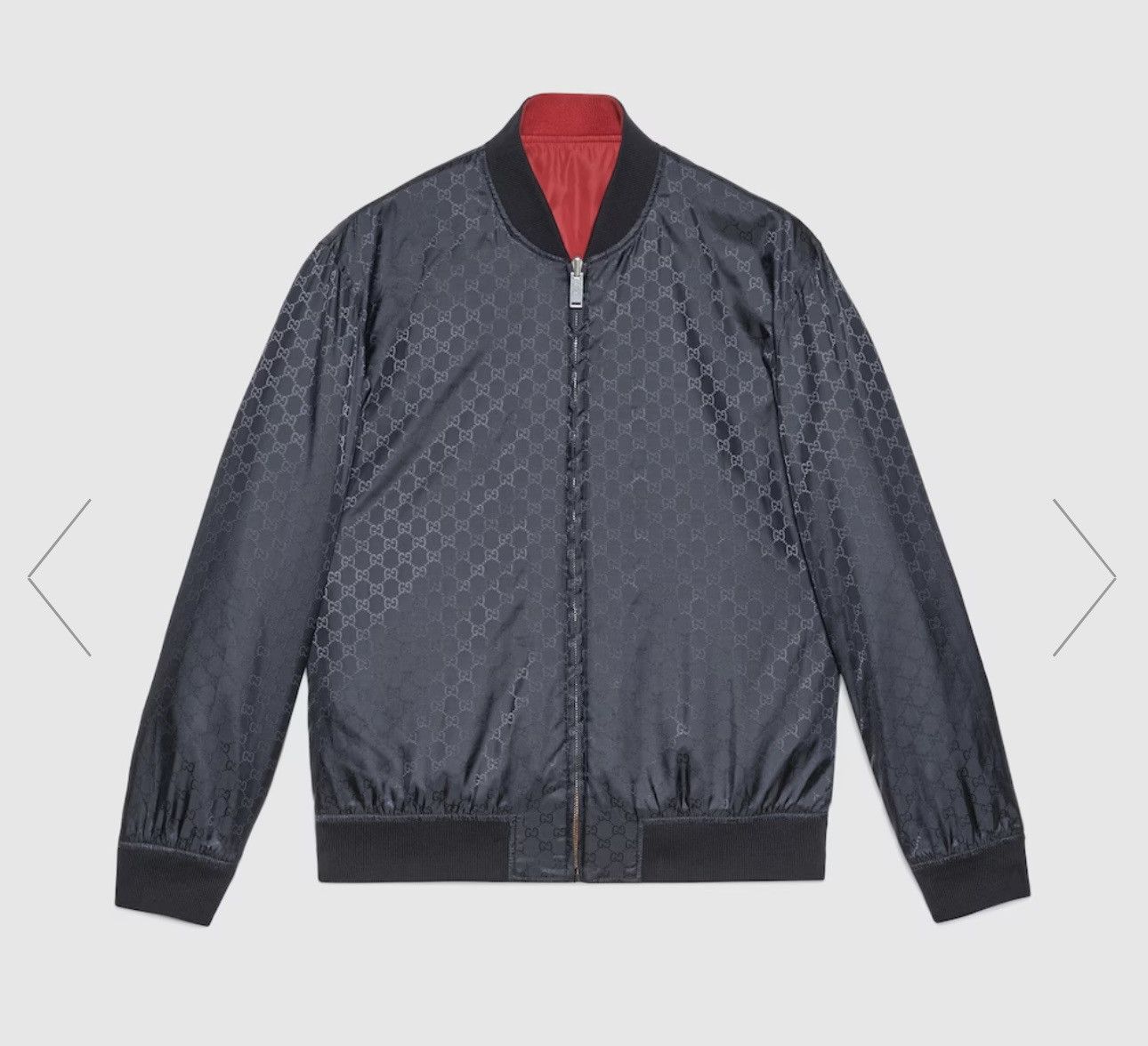 Gucci Gucci REVERSIBLE GG NYLON BOMBER JACKET 50 IT Medium-Large Size US M / EU 48-50 / 2 - 1 Thumbnail