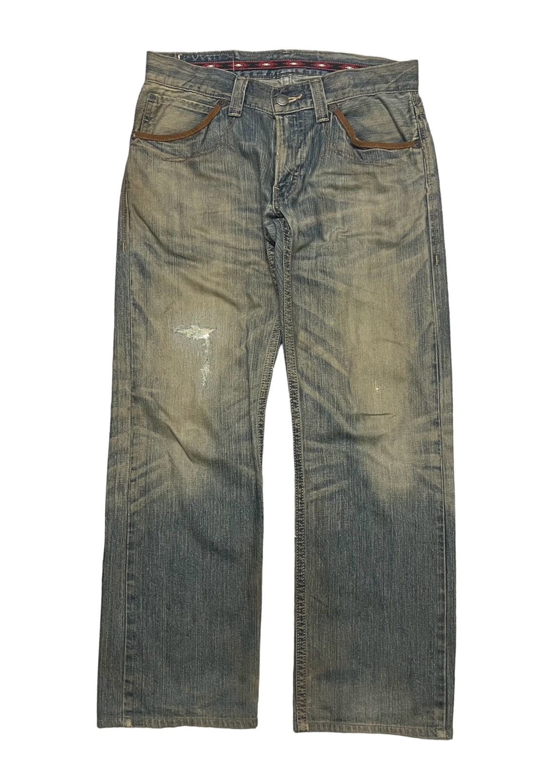Edwin VINTAGE EDWIN EXCLUSIVE VINTAGE RARE DISTRESSED Size US 33 - 2 Thumbnail