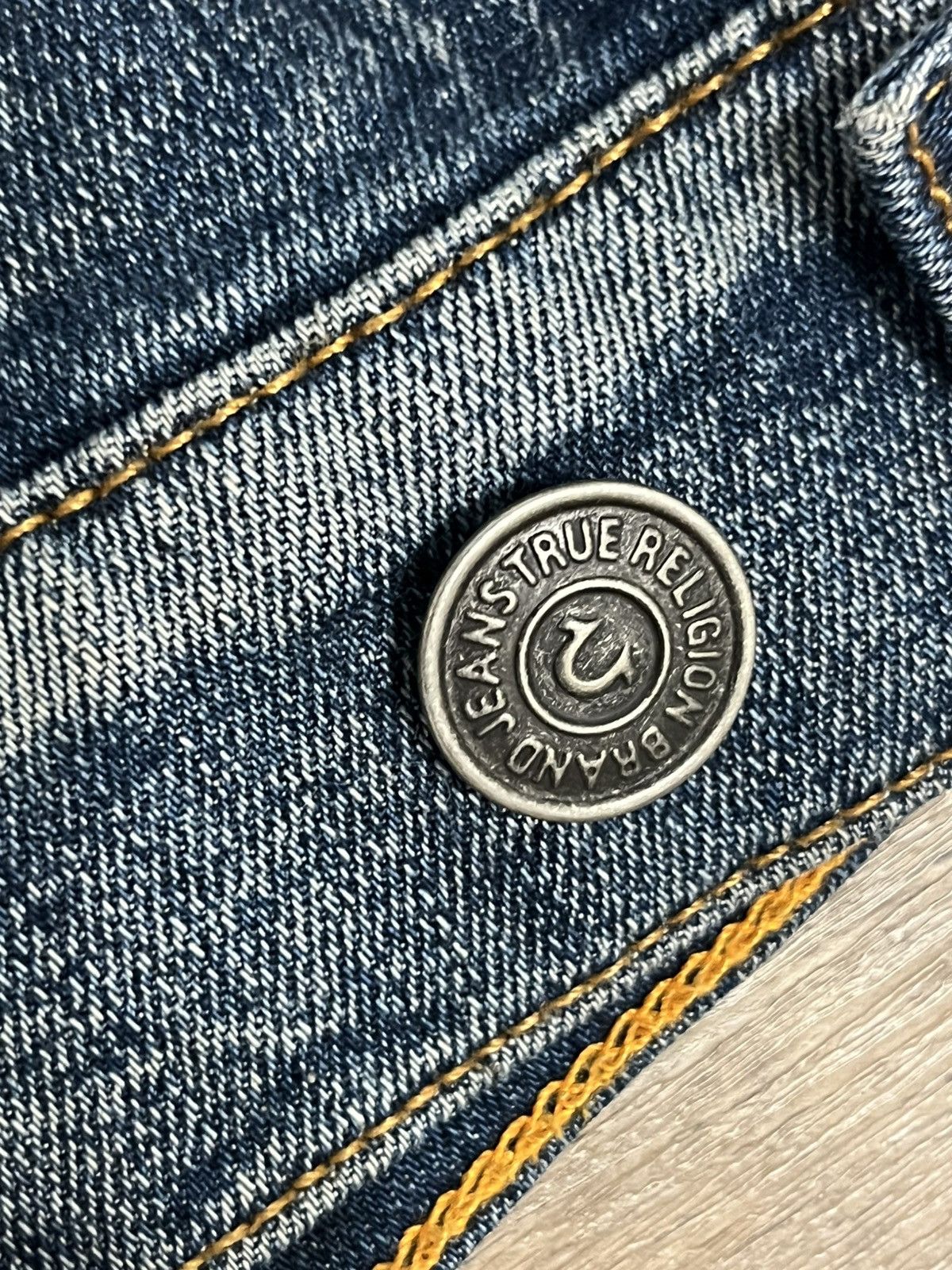 True Religion True Religion Distressed Denim Jacket Size US M / EU 48-50 / 2 - 7 Thumbnail