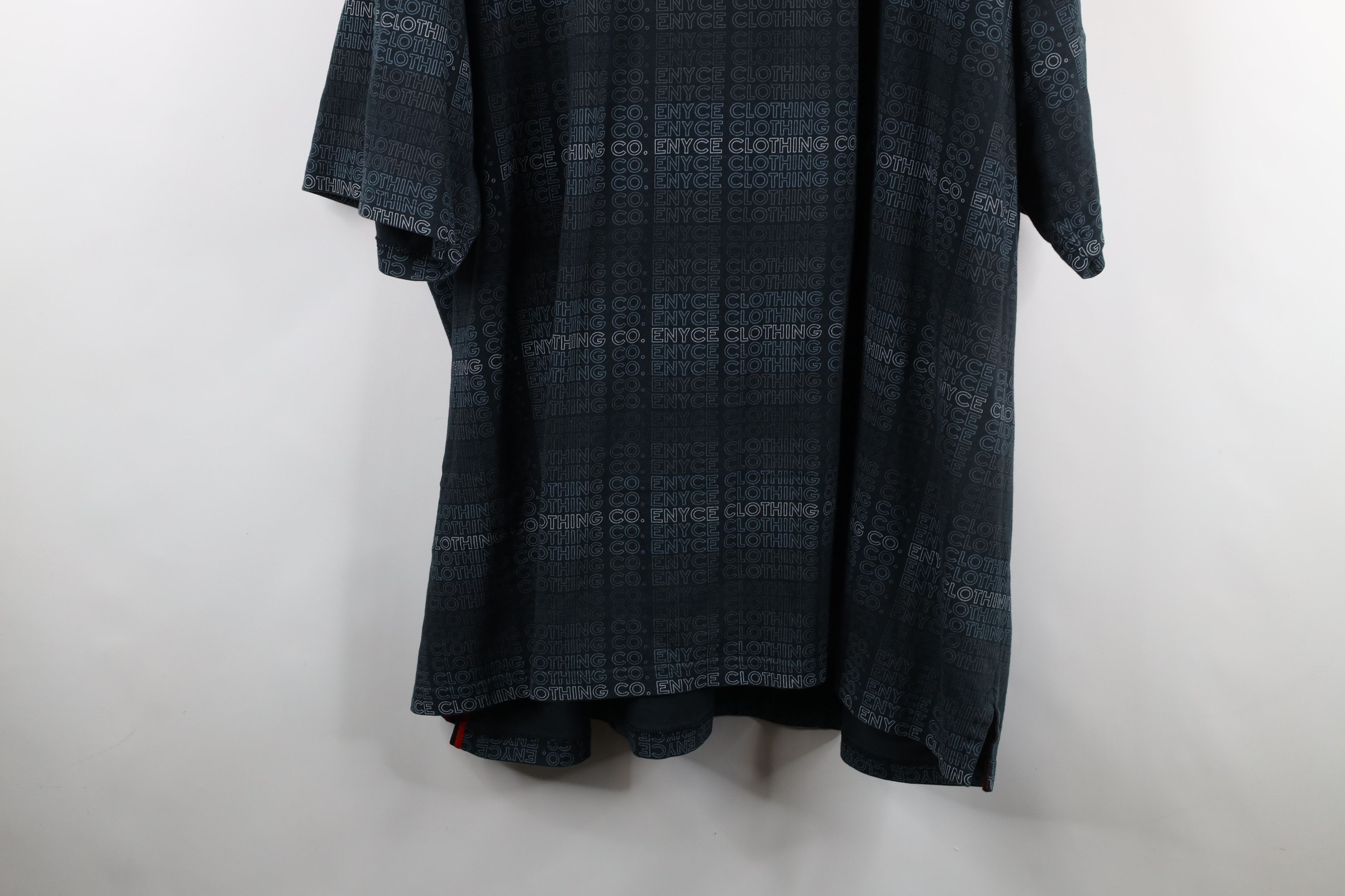 Enyce × Vintage Vintage 90s Y2K Enyce Spell All Over Print Baggy Polo Shirt Size US XXL / EU 58 / 5 - 12 Thumbnail