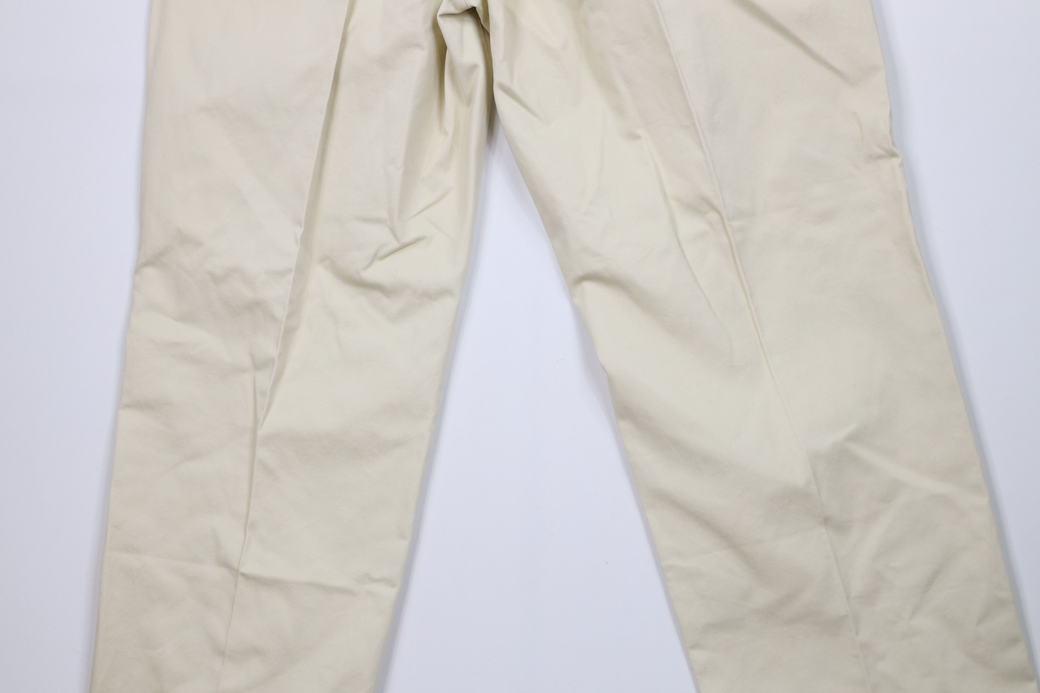 Orvis Deadstock Vintage Orvis Wide Leg Chino Pants Trousers Beige Size US 36 / EU 52 - 11 Thumbnail