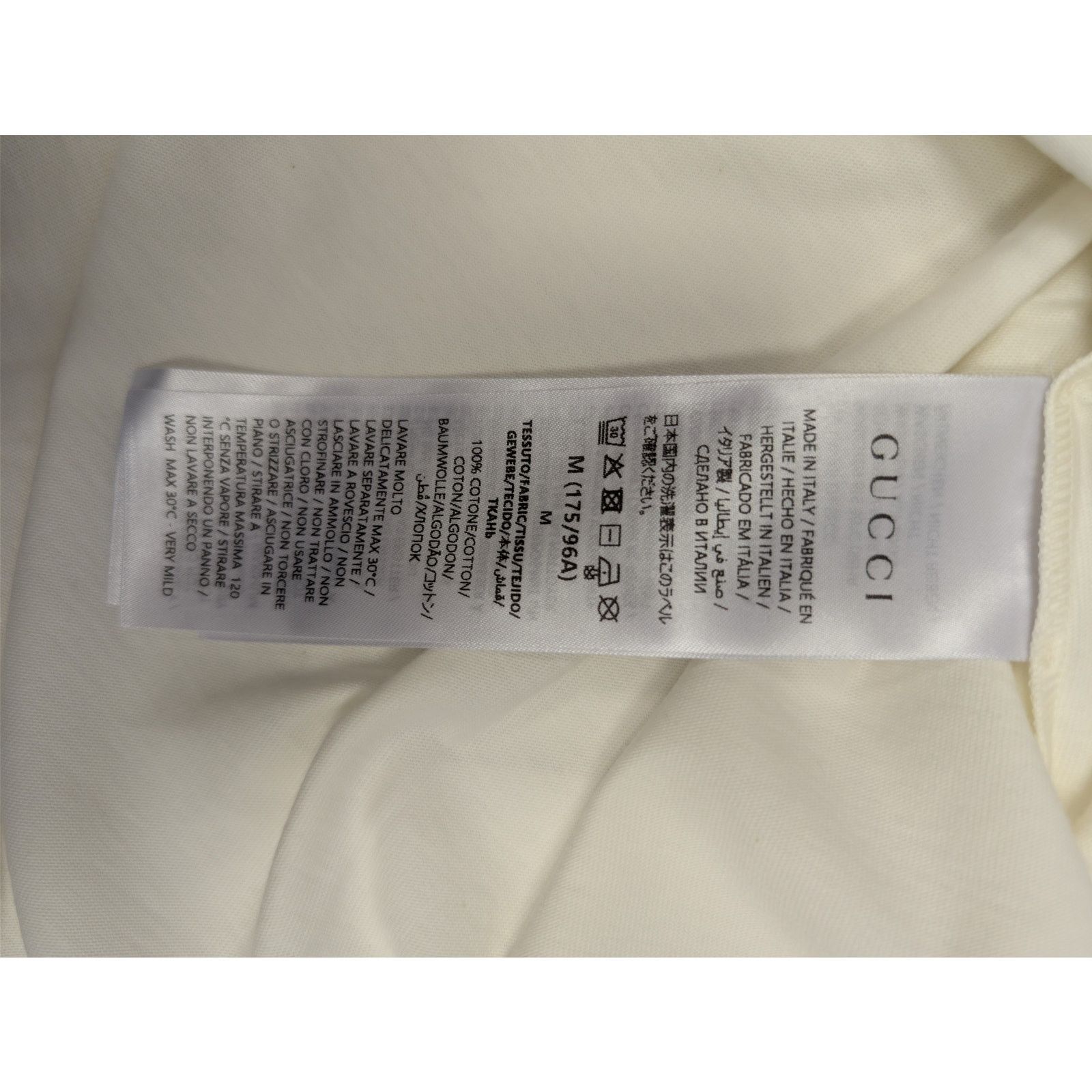 Gucci o1rshd1 Firenze 1921 cotton T-shirt in White Size US M / EU 48-50 / 2 - 16 Thumbnail