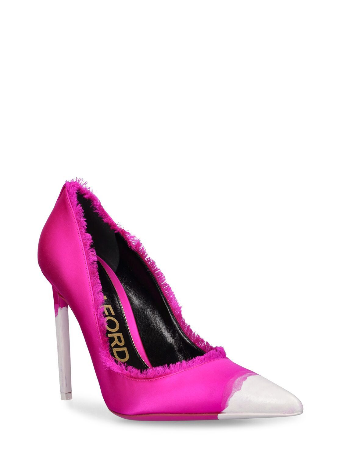 Tom Ford o1loc1c0924 W2242 High Heel Pumps in Pink White Size US 7 / IT 37 - 3 Thumbnail