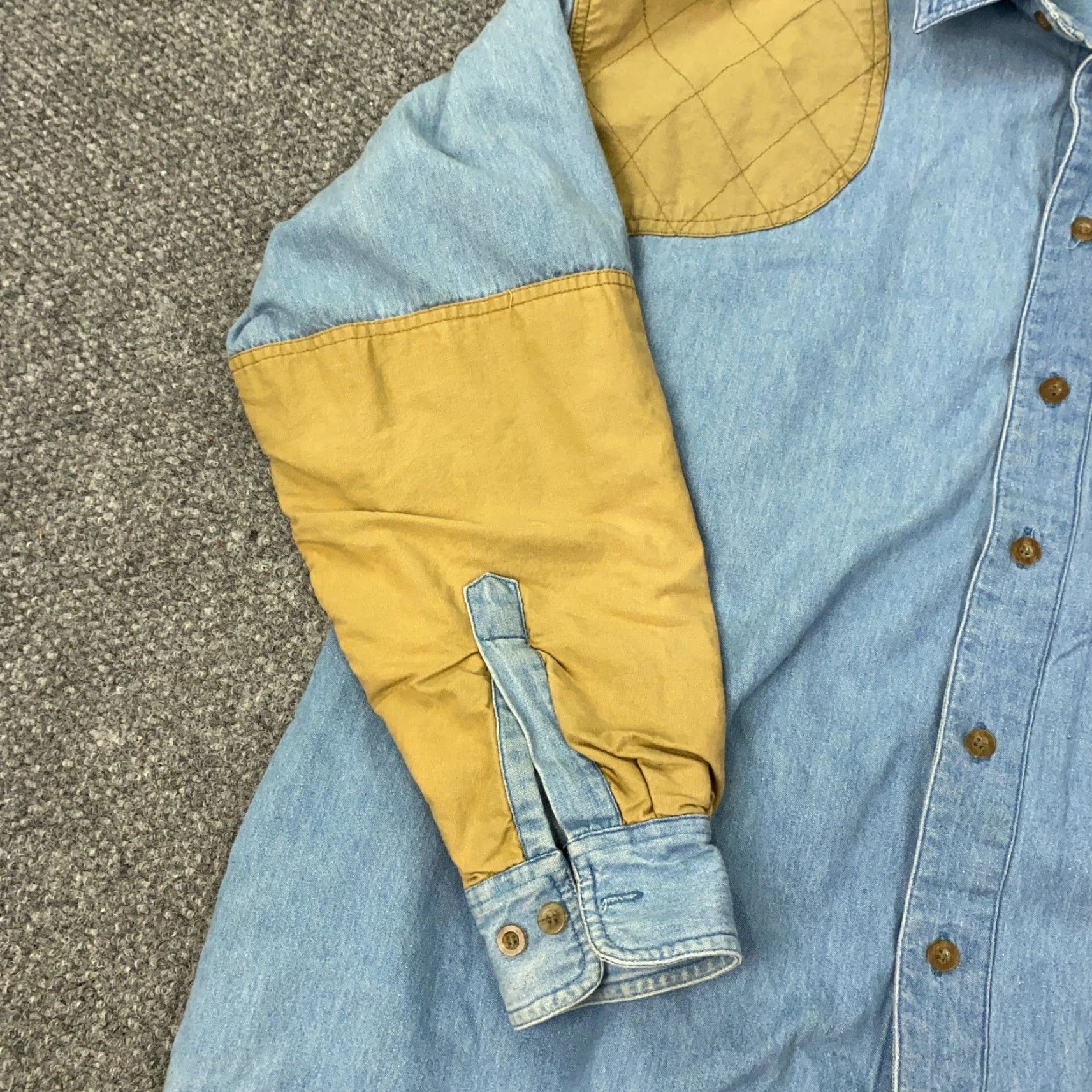 Denime VINTAGE Duxbak Denim Hunting Shirt Mens 2XL Blue Long Sleeve Casual Outdoor Workwear Size US XXL / EU 58 / 5 - 6 Thumbnail