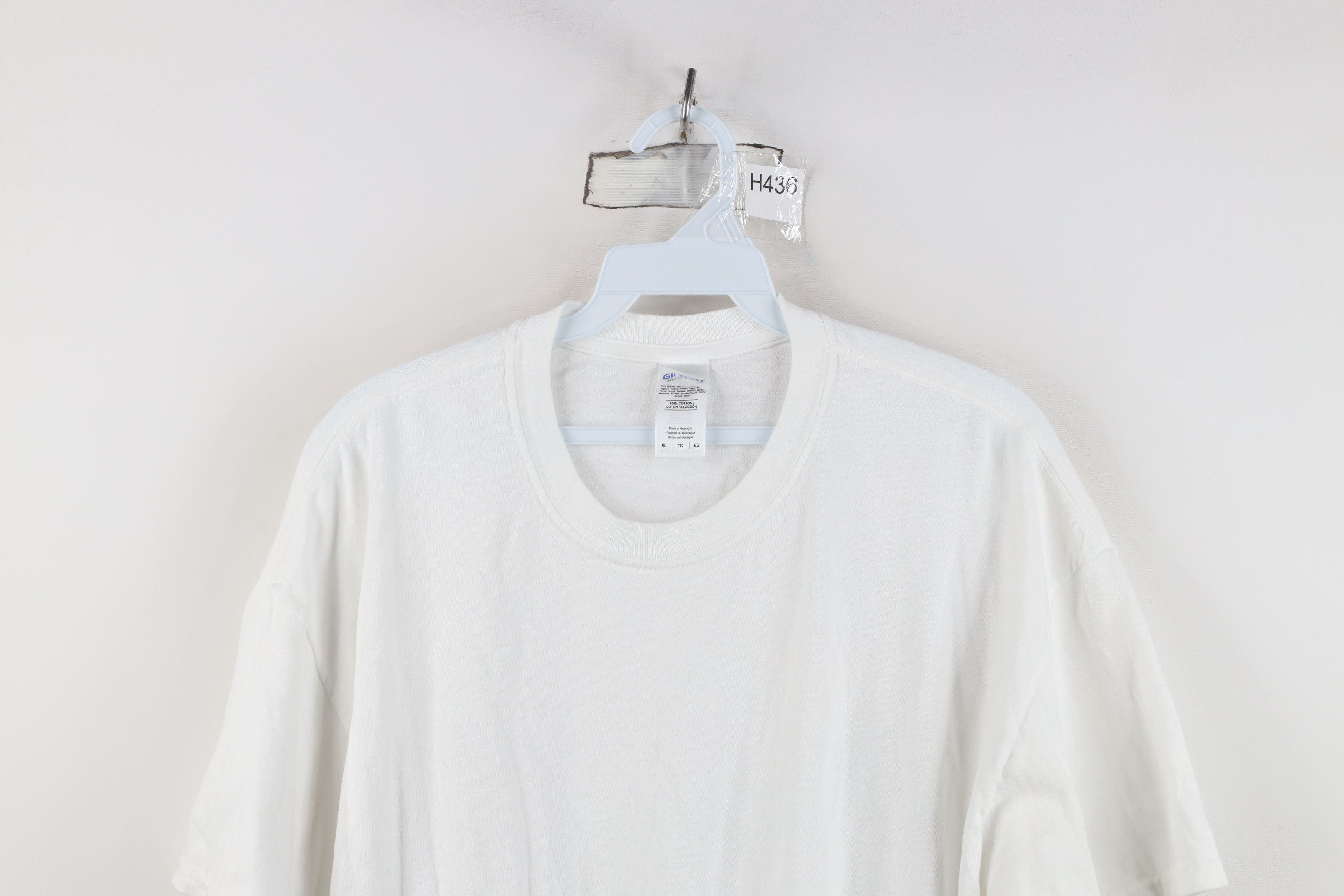 Vintage Vintage Y2K Streetwear Short Sleeve T-Shirt White Cotton Size US XL / EU 56 / 4 - 2 Thumbnail