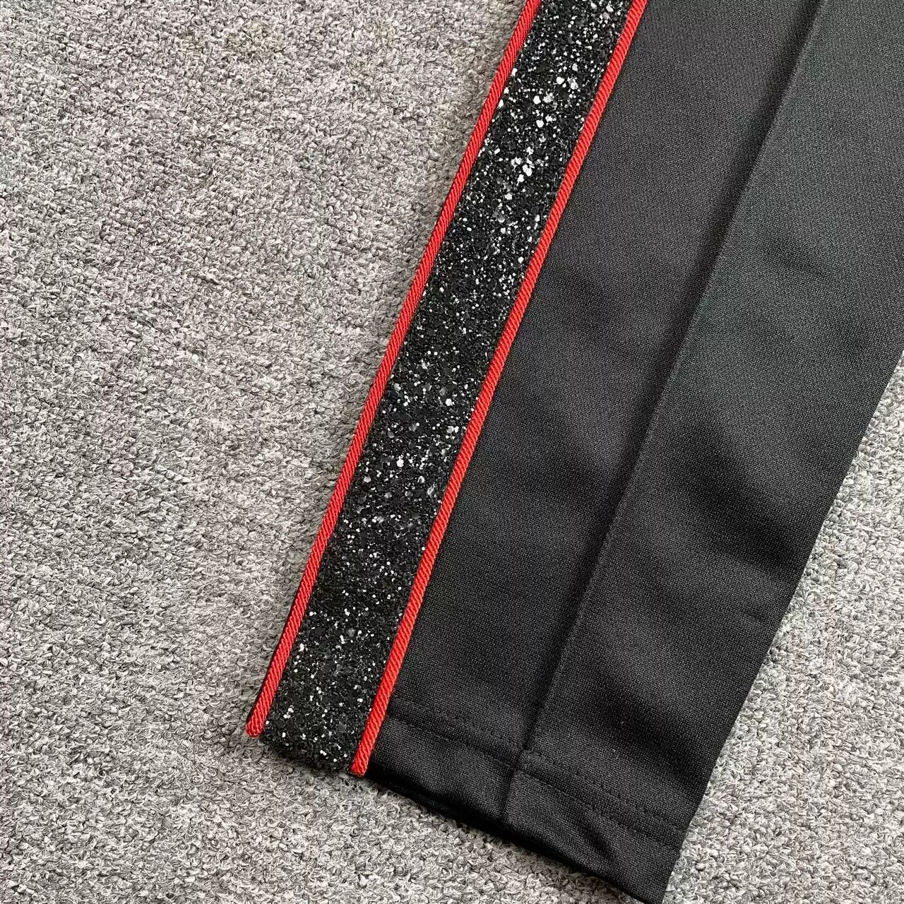 Amiri AMIRI Sequin Stripe Black Pants Size US 26 / EU 42 - 2 Thumbnail