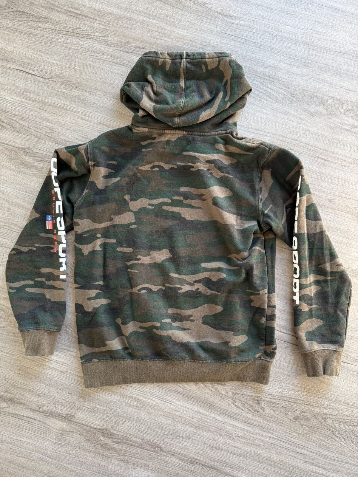 Vintage Dope Sport Camo Hoodie Size US M / EU 48-50 / 2 - 2 Thumbnail