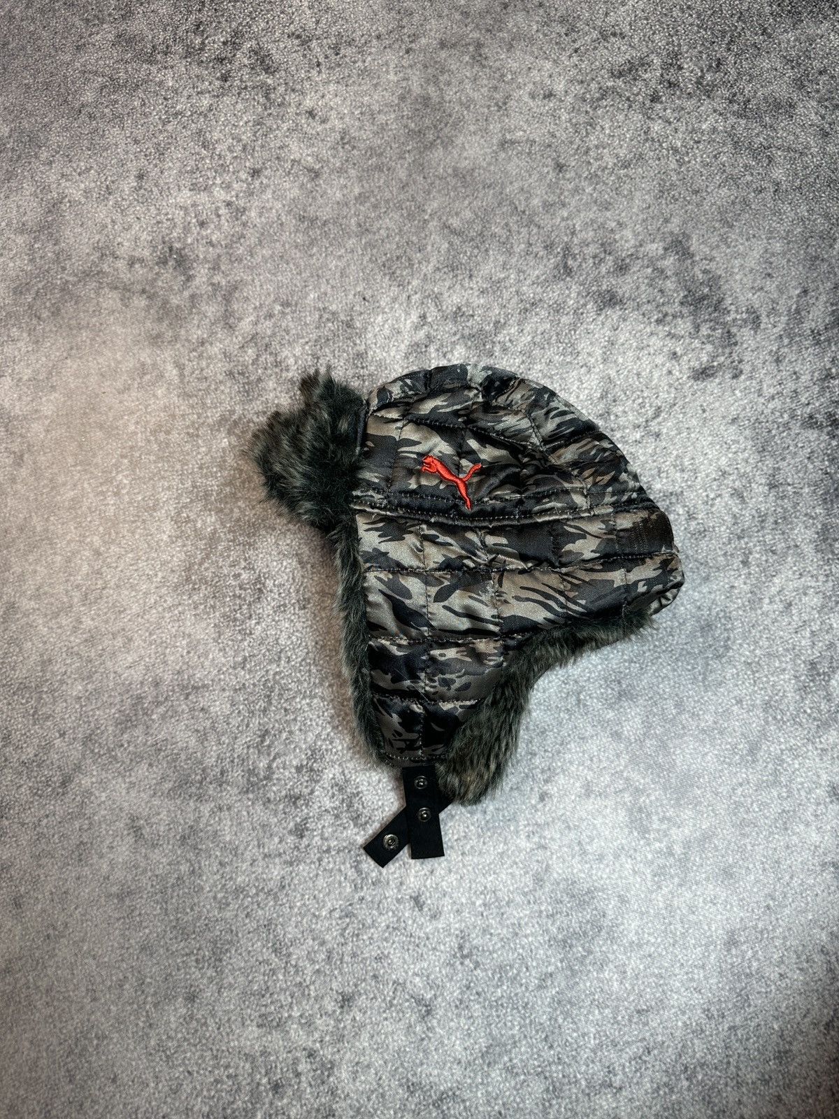 Puma Y2K Ushanka Puma Logo Hat Streetwear Very Rare Fur Casual Size ONE SIZE - 1 Thumbnail