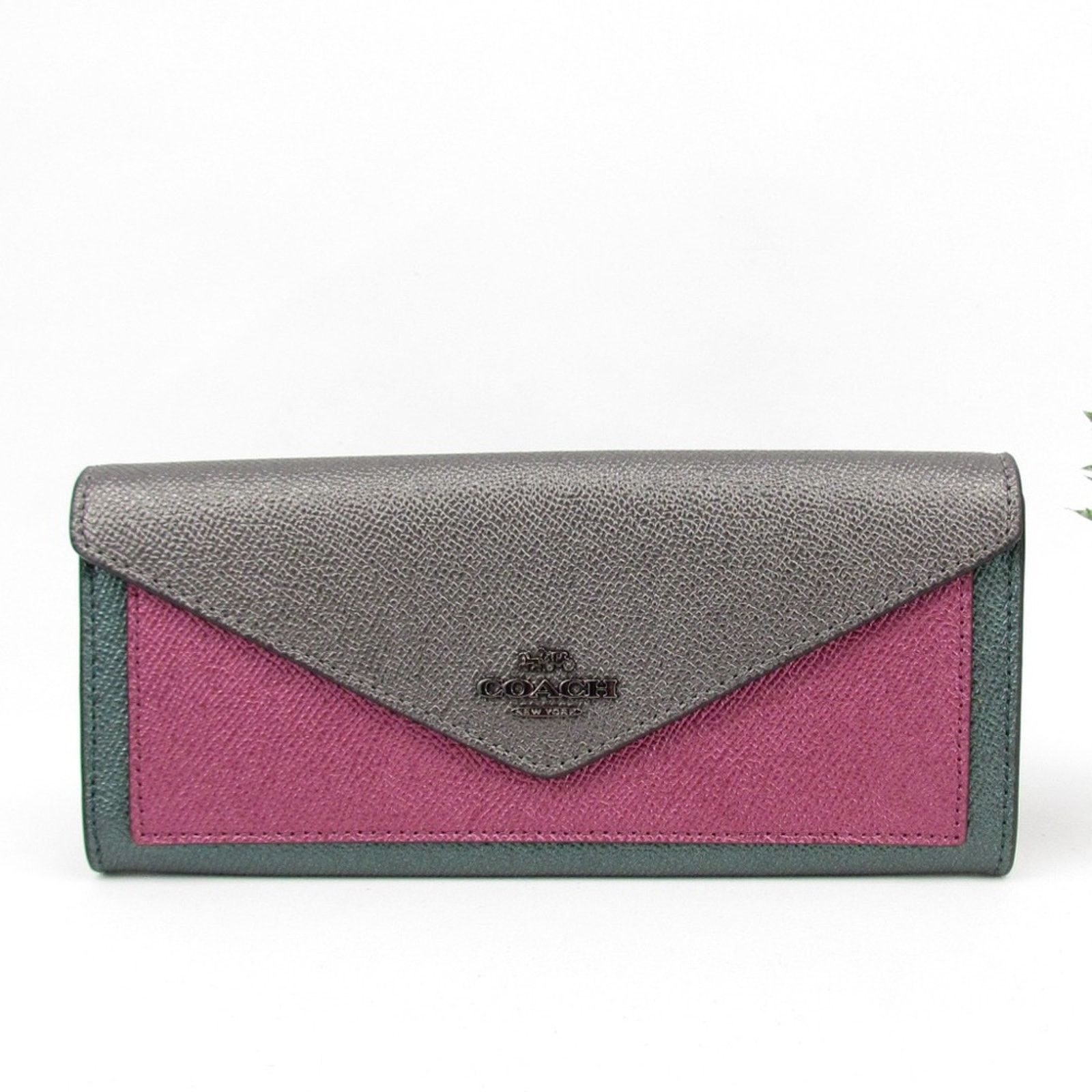 Coach Coach Super Rare Color Soft Wallet In Colorblock Size ONE SIZE - 1 Thumbnail