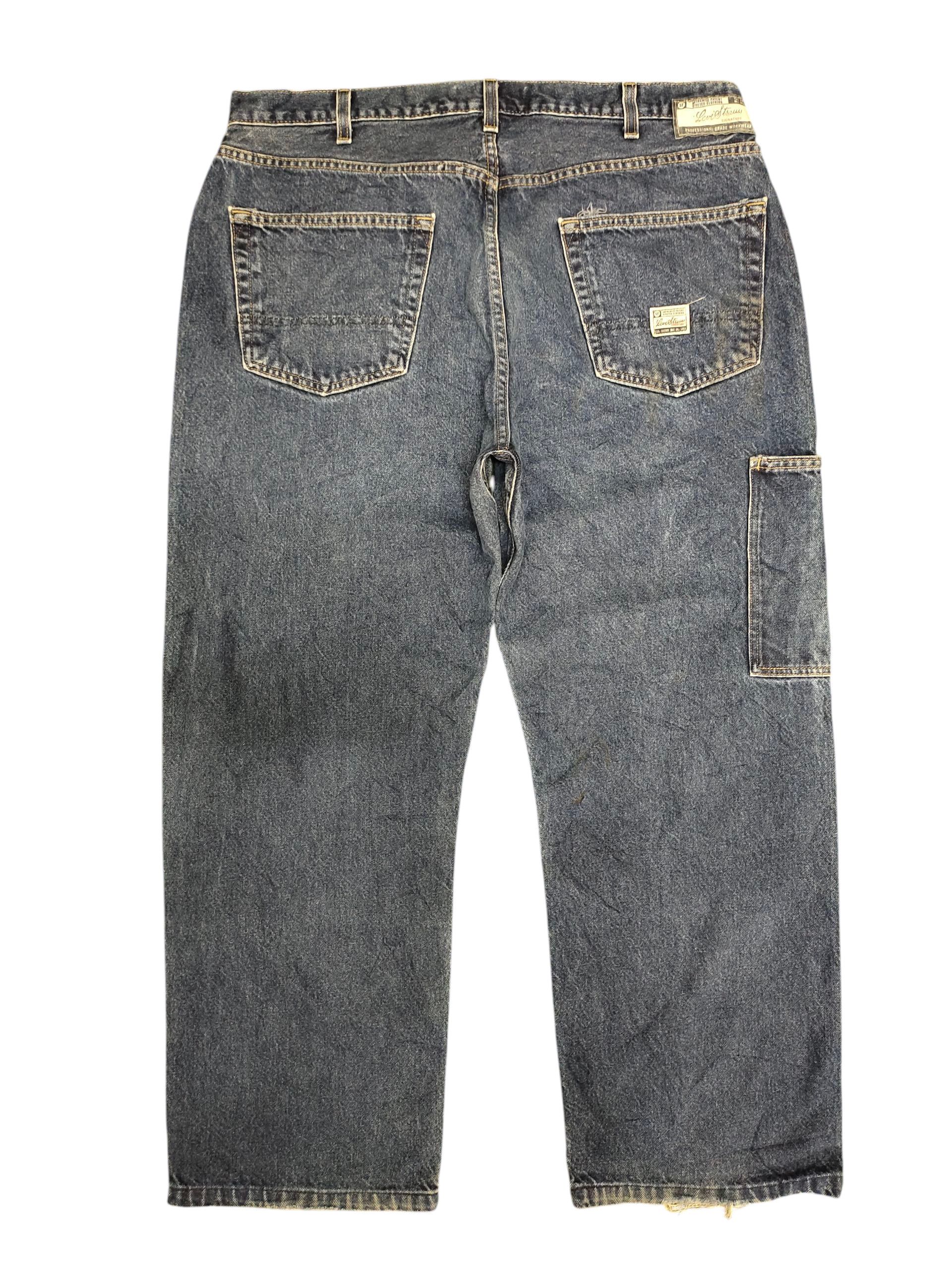 Levi's Vintage Clothing Vintage 2000s Levis Signature Double Knee Carpenter Jeans Size US 42 / EU 58 - 8 Thumbnail