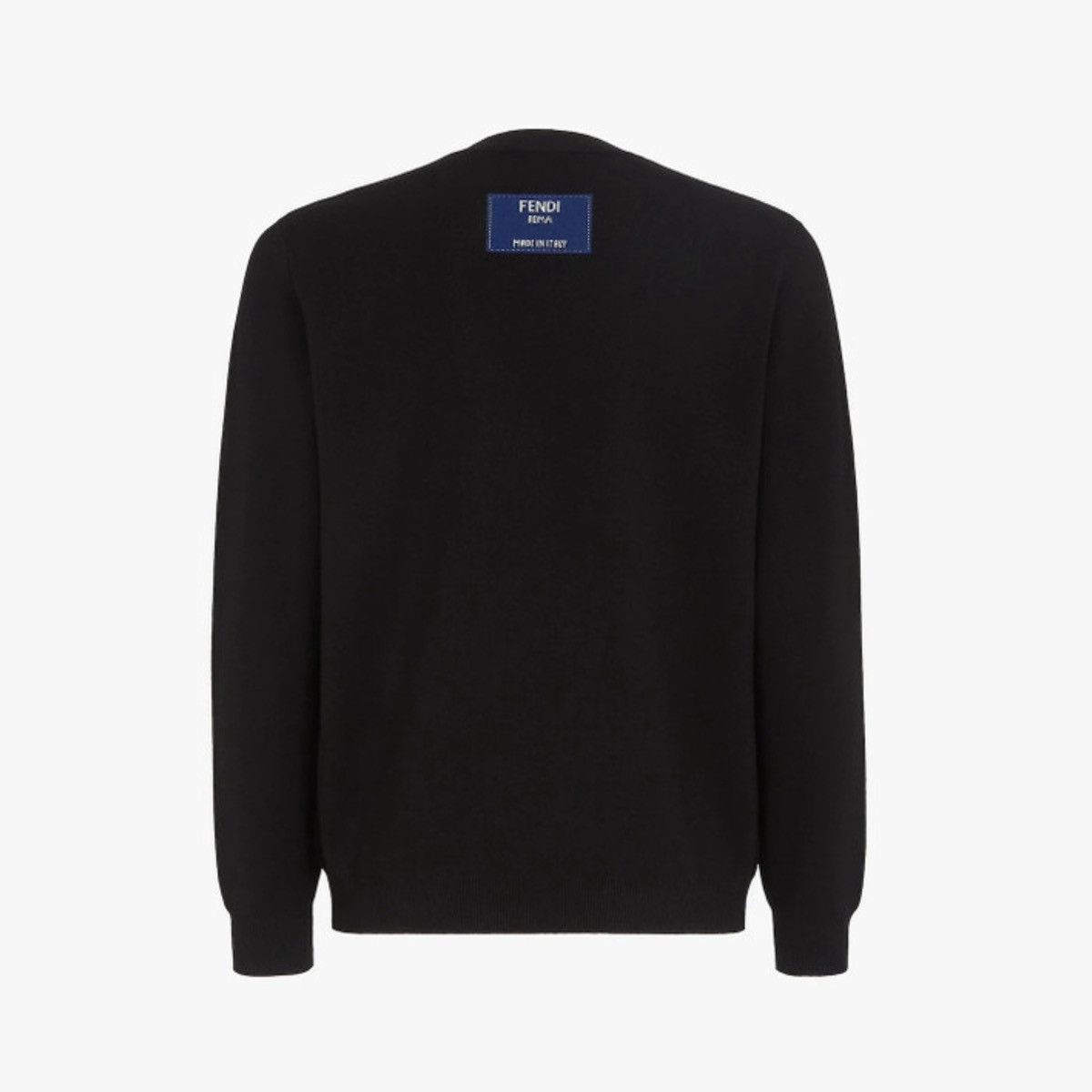 Fendi Fendi FZX030 Logo Knit Sweatshirt Sweater Black Size US S / EU 44-46 / 1 - 2 Thumbnail