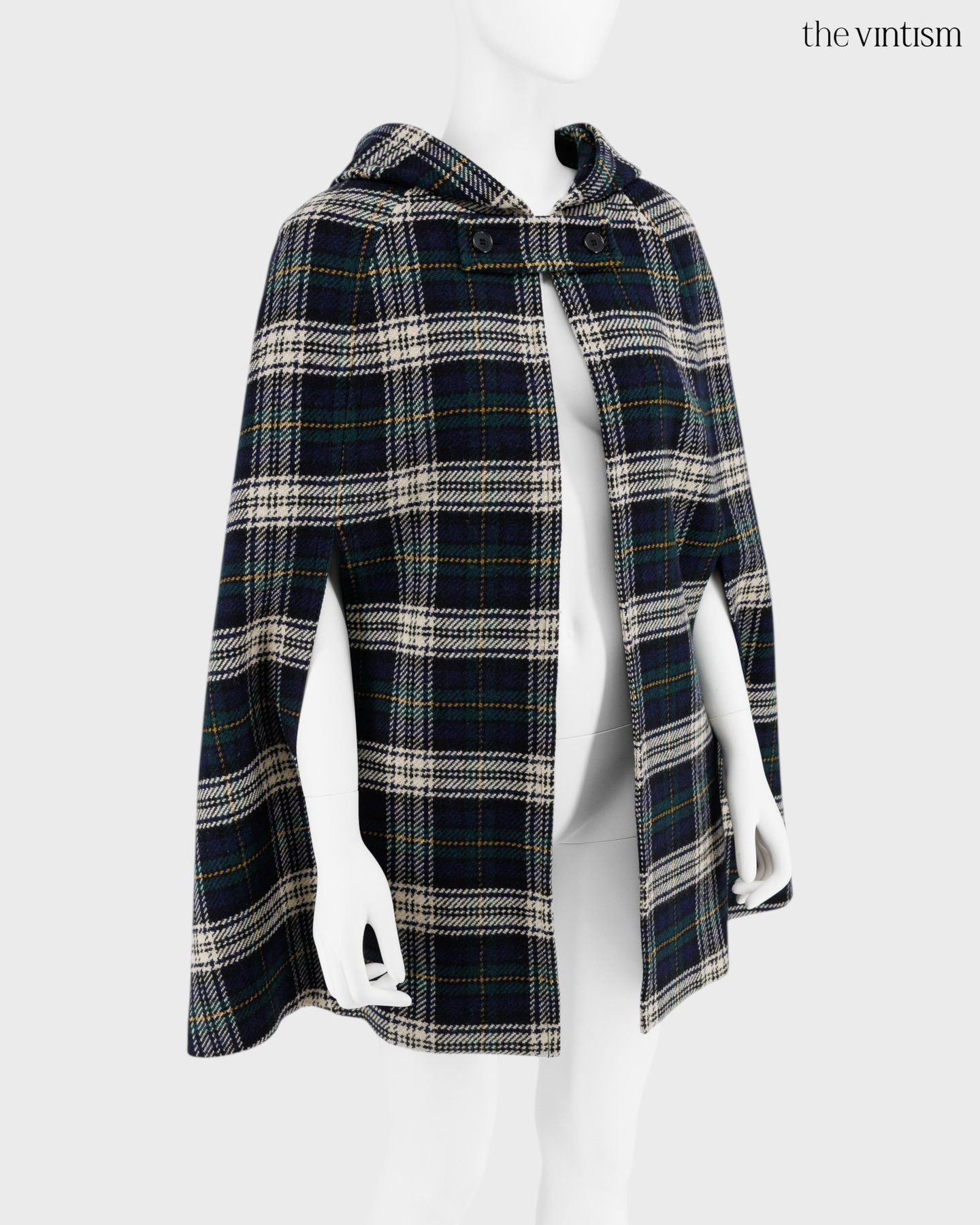 Saint Laurent Paris Saint Laurent by Hedi Slimane F/W 2014 Runway Pure Wool Cape Size S / US 4 / IT 40 - 7 Thumbnail